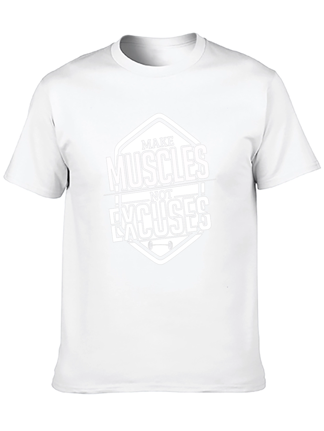 Make Muscles Not Excuses Graphic Tee