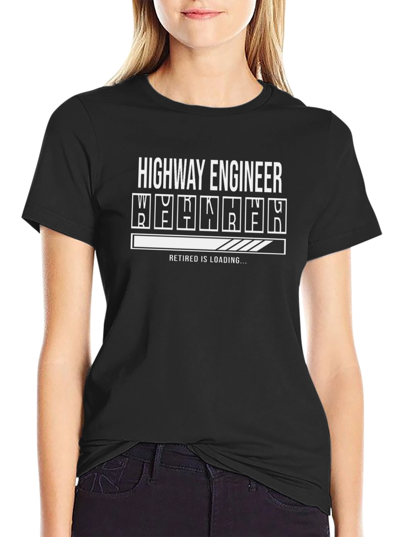 Highway Engineer Retirement Loading T-Shirt
