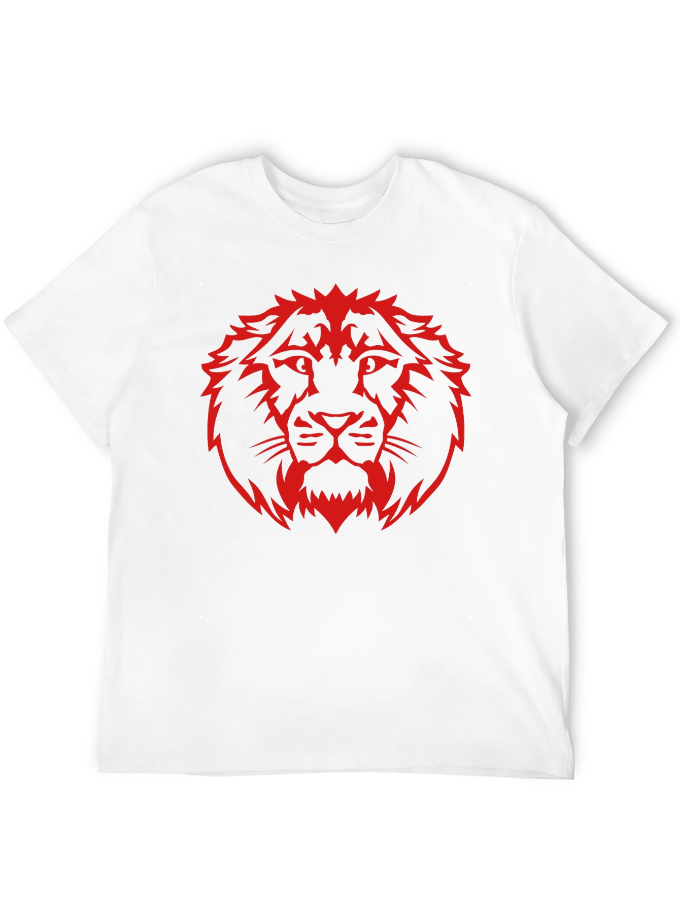 Lion Head Graphic Tee - Black