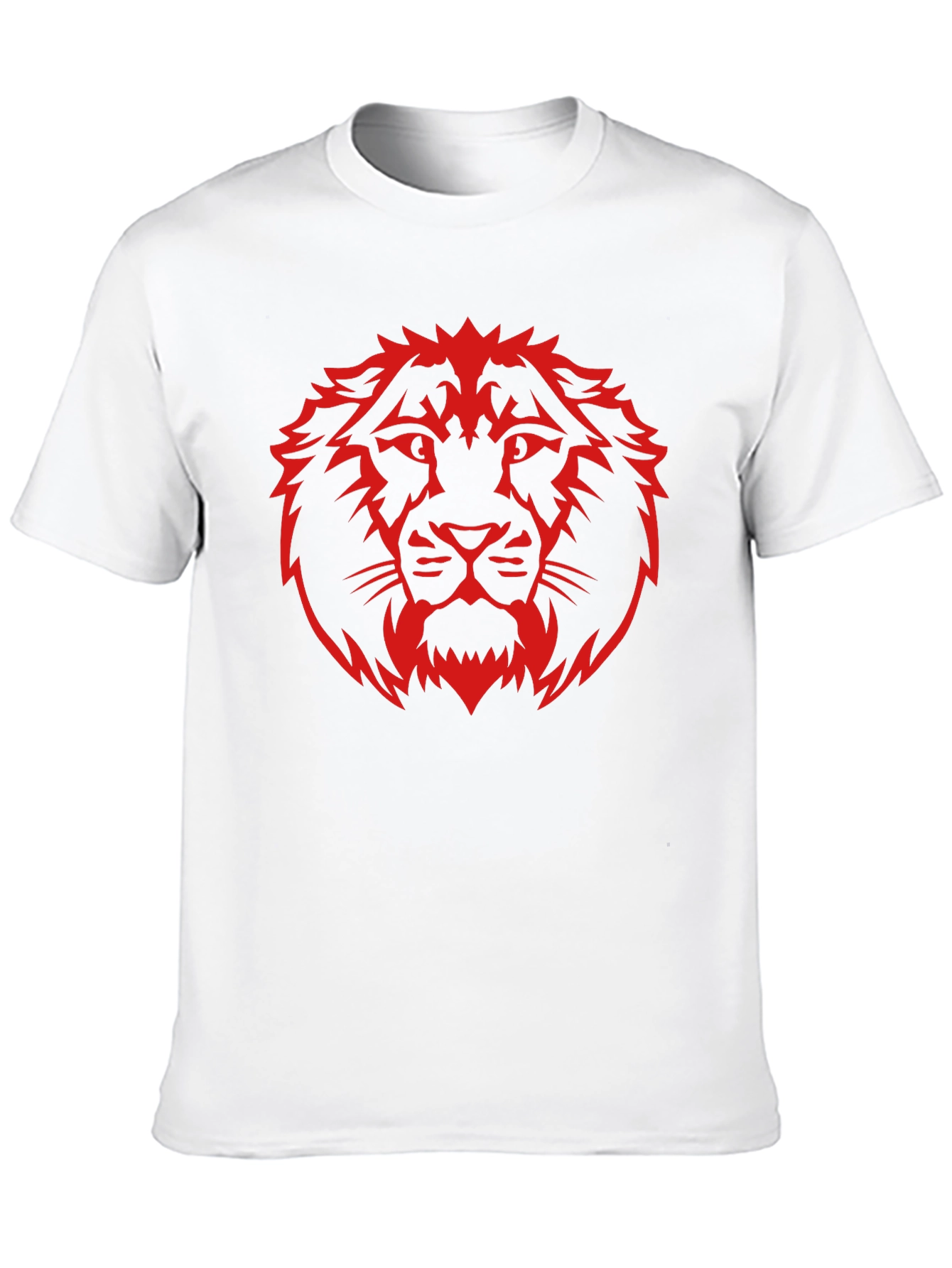 Lion Head Graphic Tee - Black