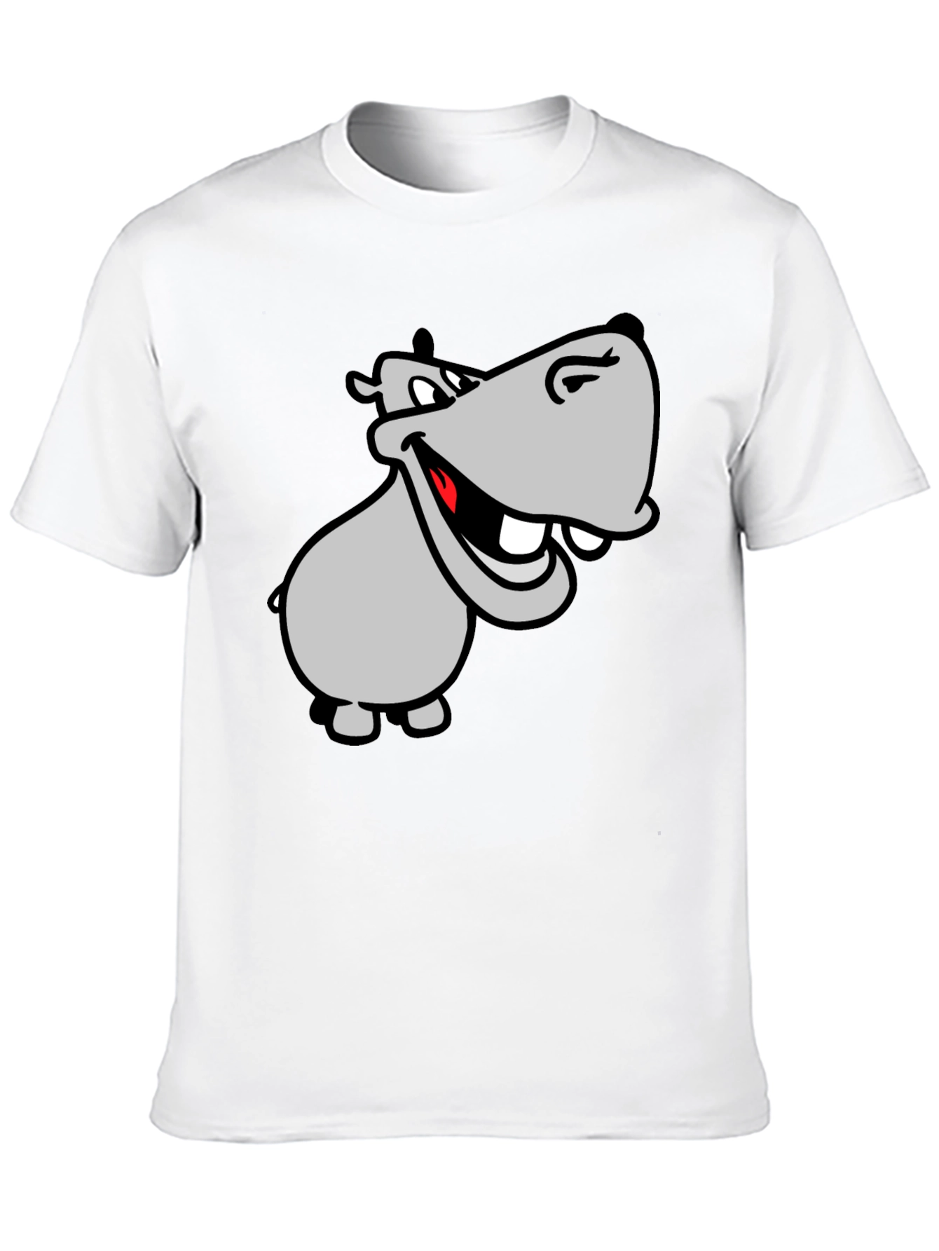 Hippo Graphic T-Shirt - Mens Black Tee