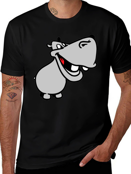 Hippo Graphic T-Shirt - Mens Black Tee