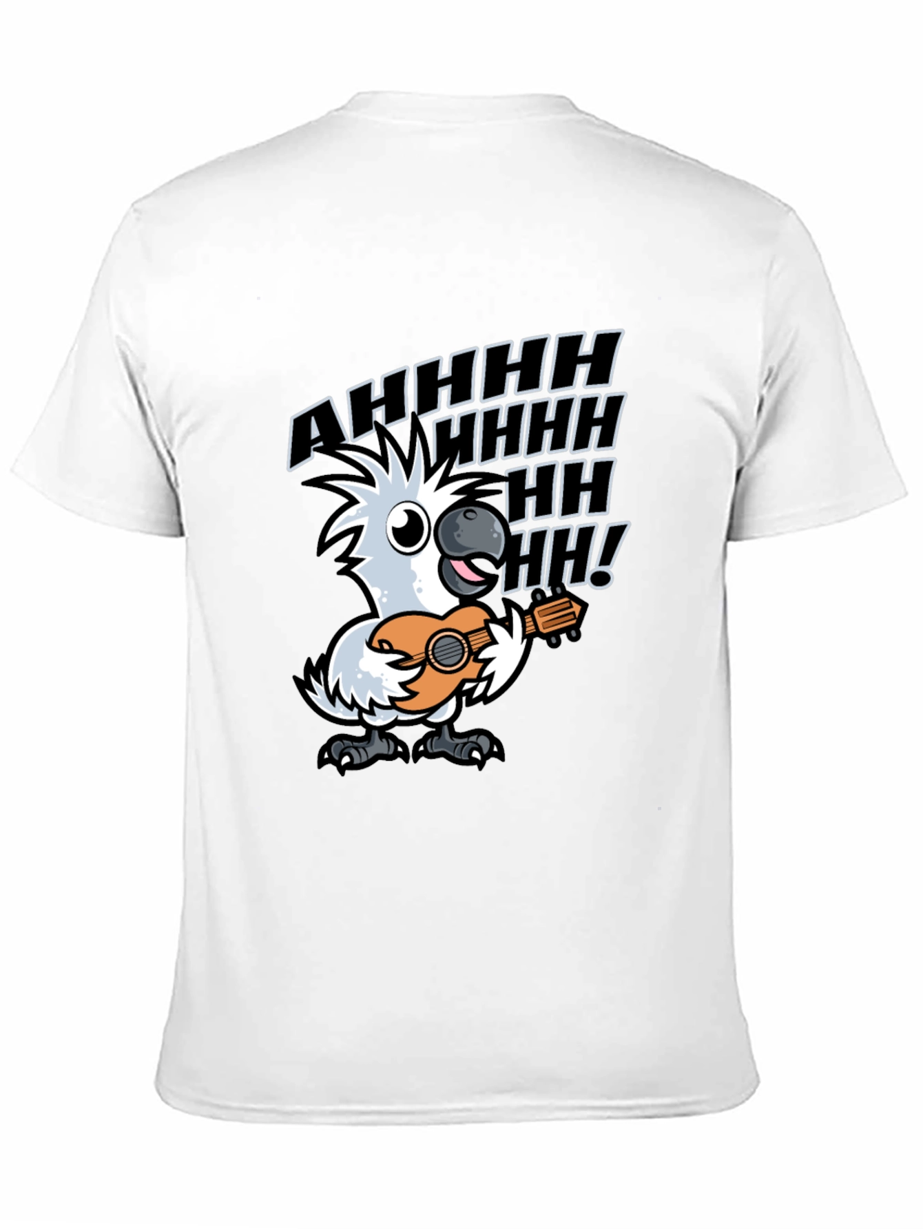Funny Parrot Ukulele T-Shirt