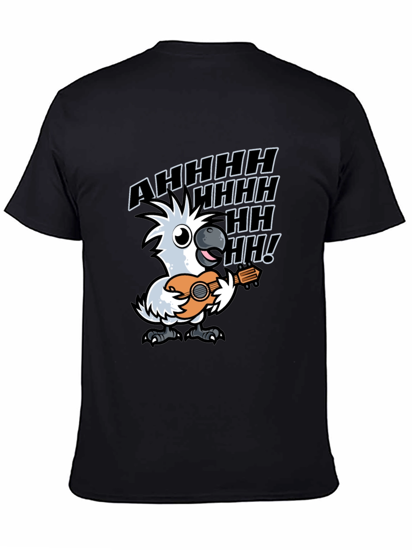Funny Parrot Ukulele T-Shirt