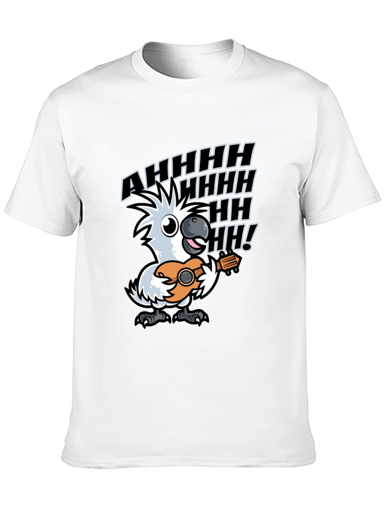 Funny Parrot Ukulele T-Shirt