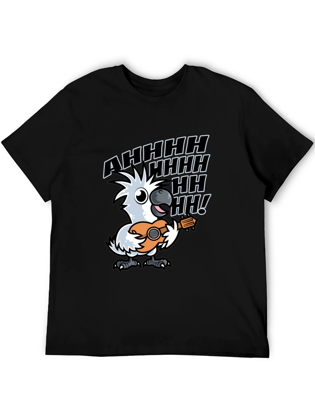 Funny Parrot Ukulele T-Shirt