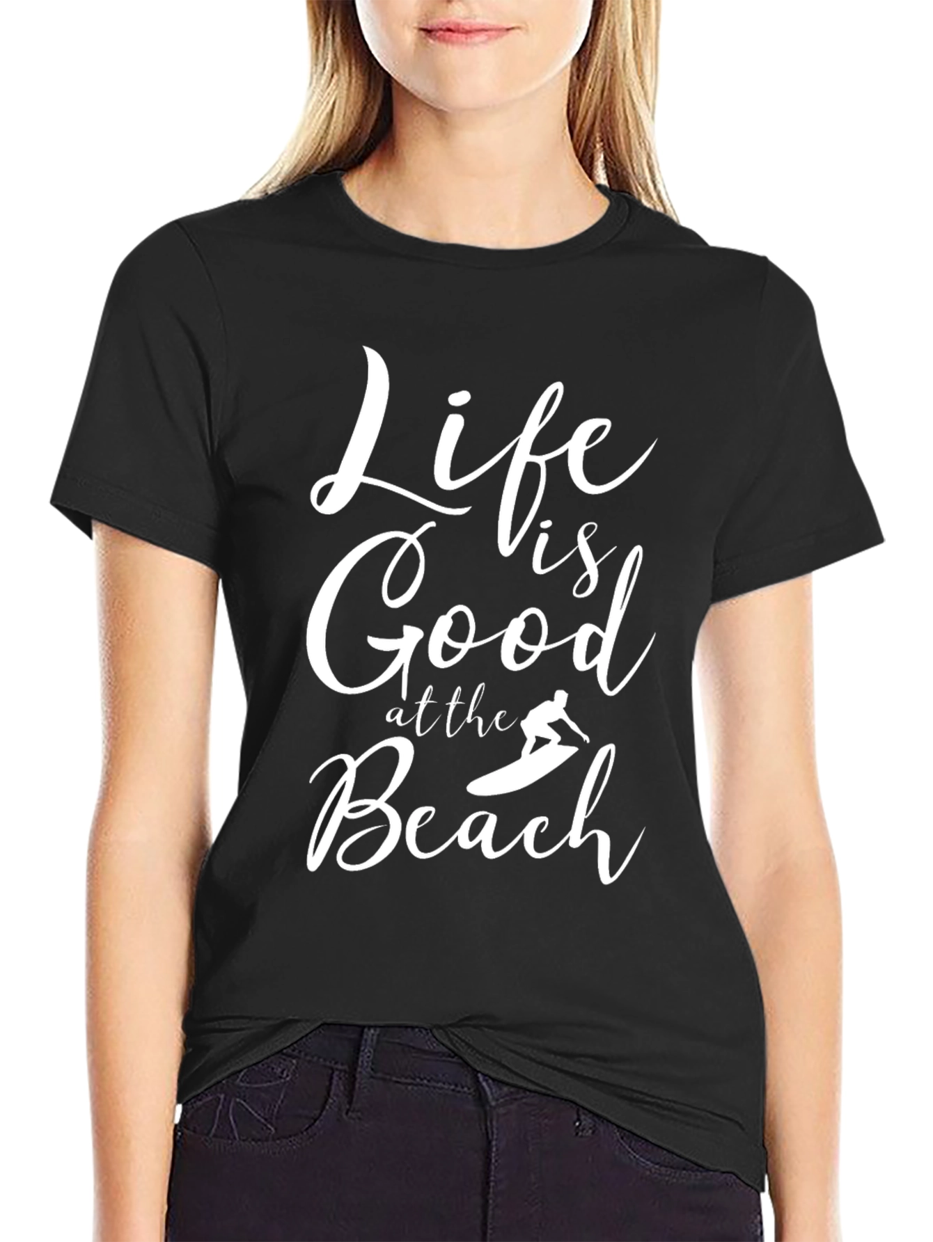 Life Is Good At The Beach Graphic Tee