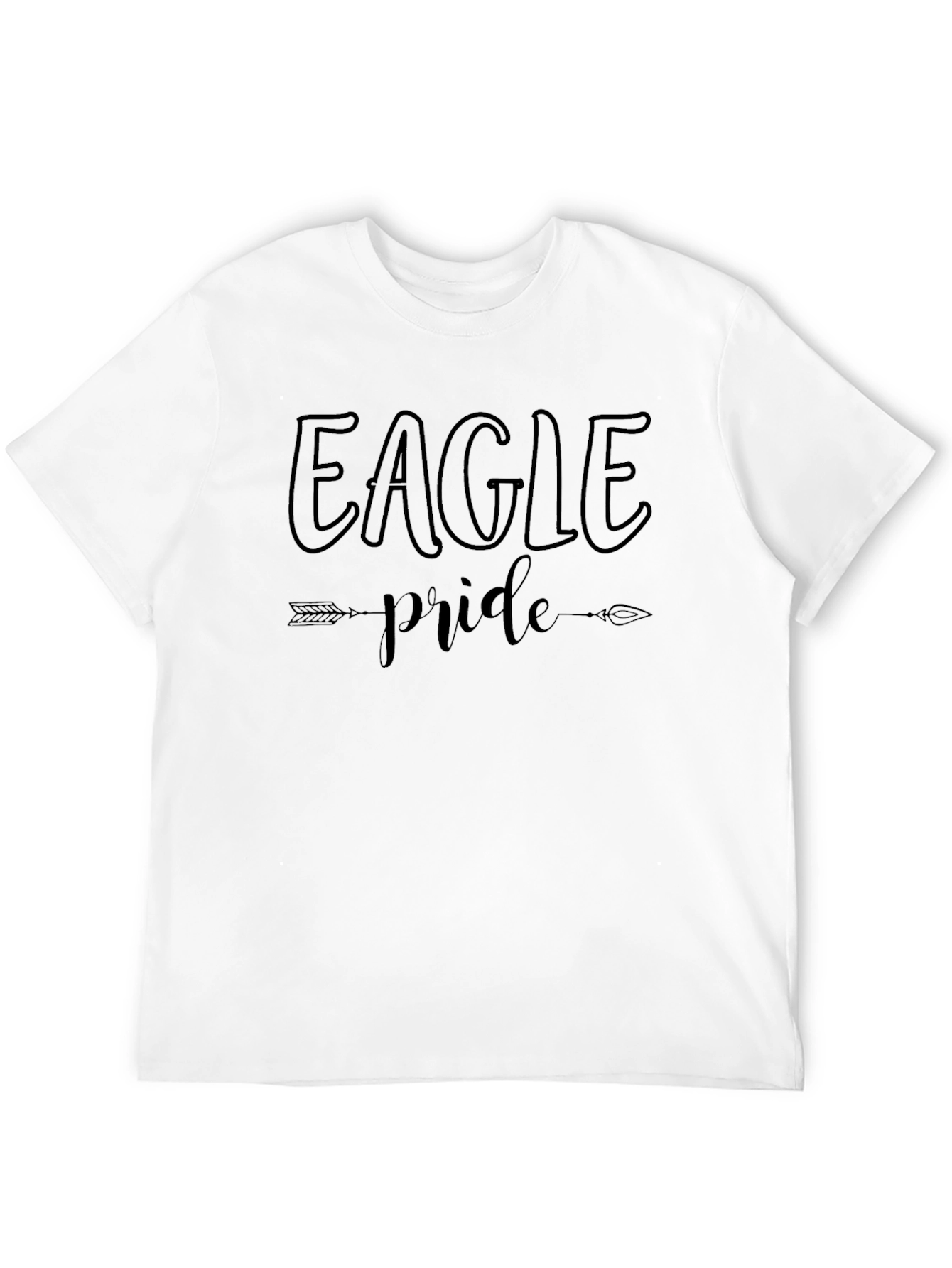 Eagle Pride Graphic Tee - Black Casual Shirt