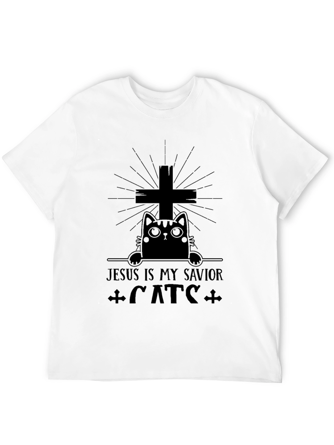 Jesus Is My Savior Cats T-Shirt