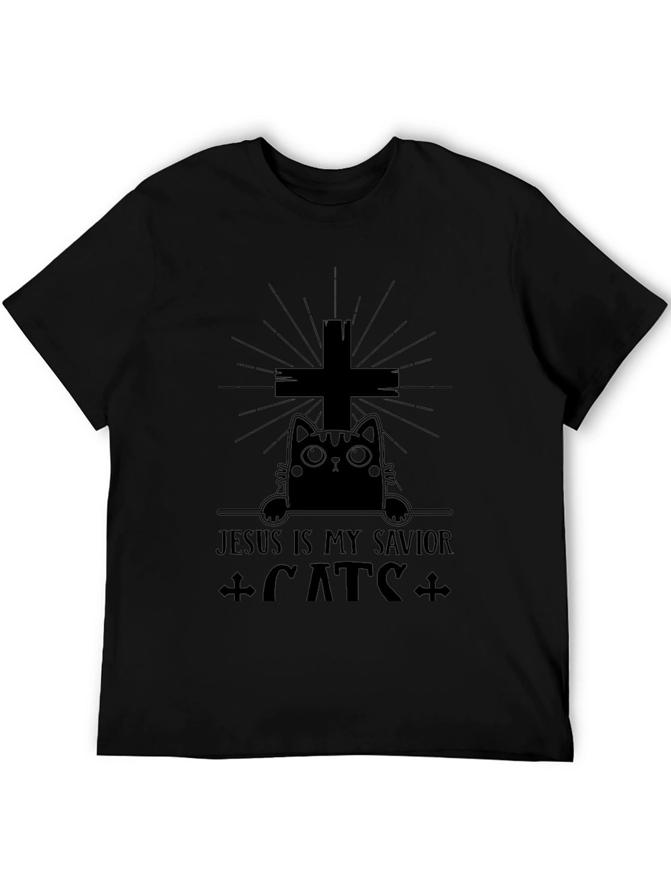 Jesus Is My Savior Cats T-Shirt