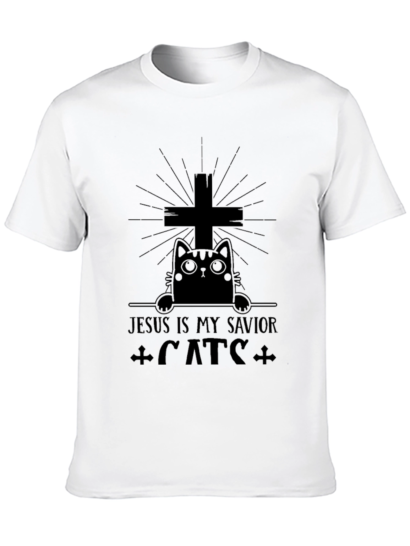 Jesus Is My Savior Cats T-Shirt
