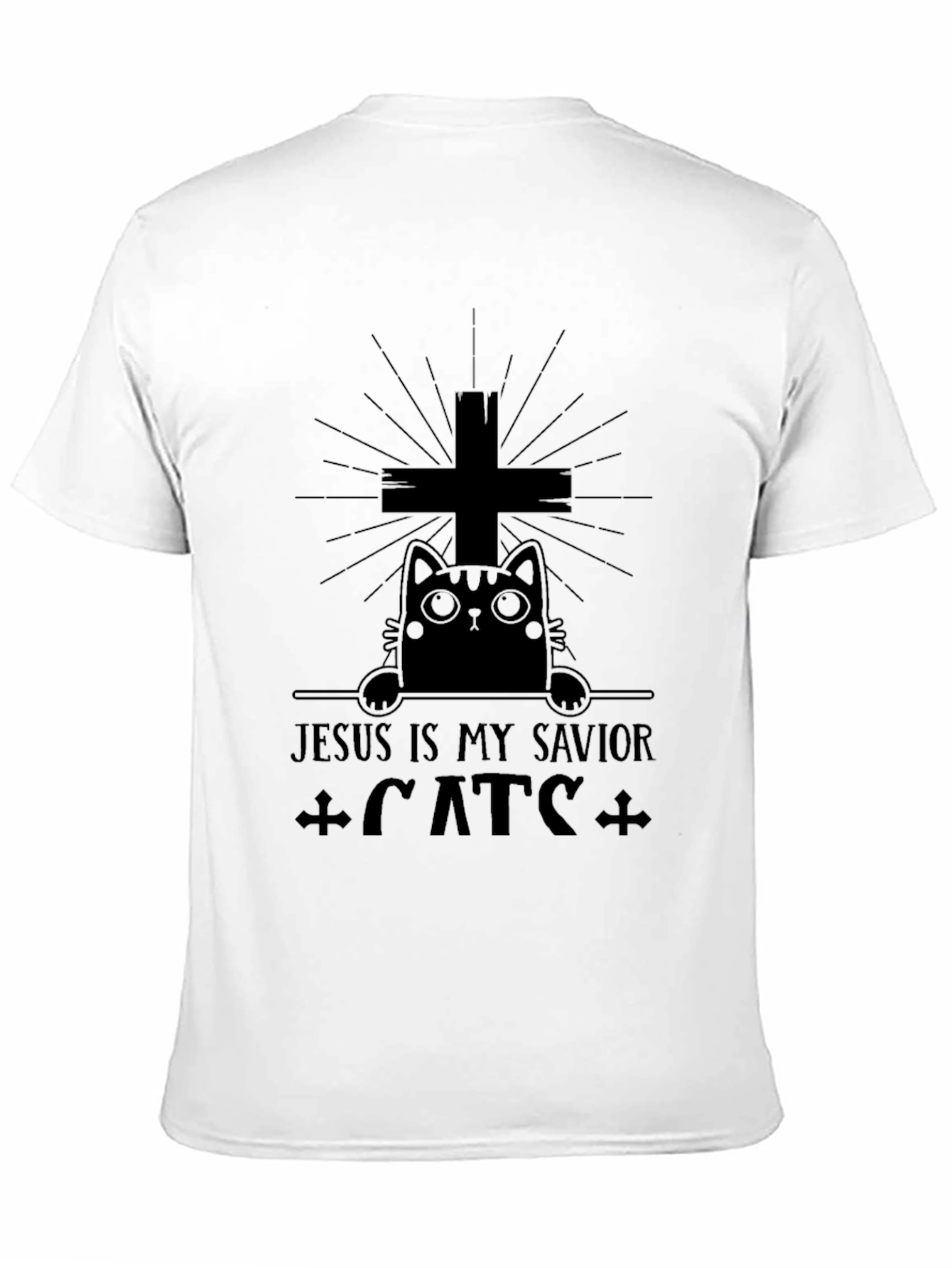 Jesus Is My Savior Cats T-Shirt