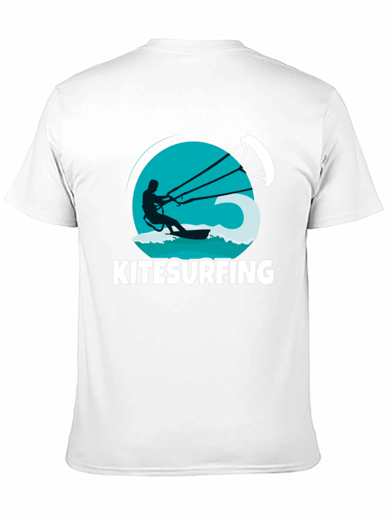 Kitesurfing T-Shirt: Black Graphic Tee
