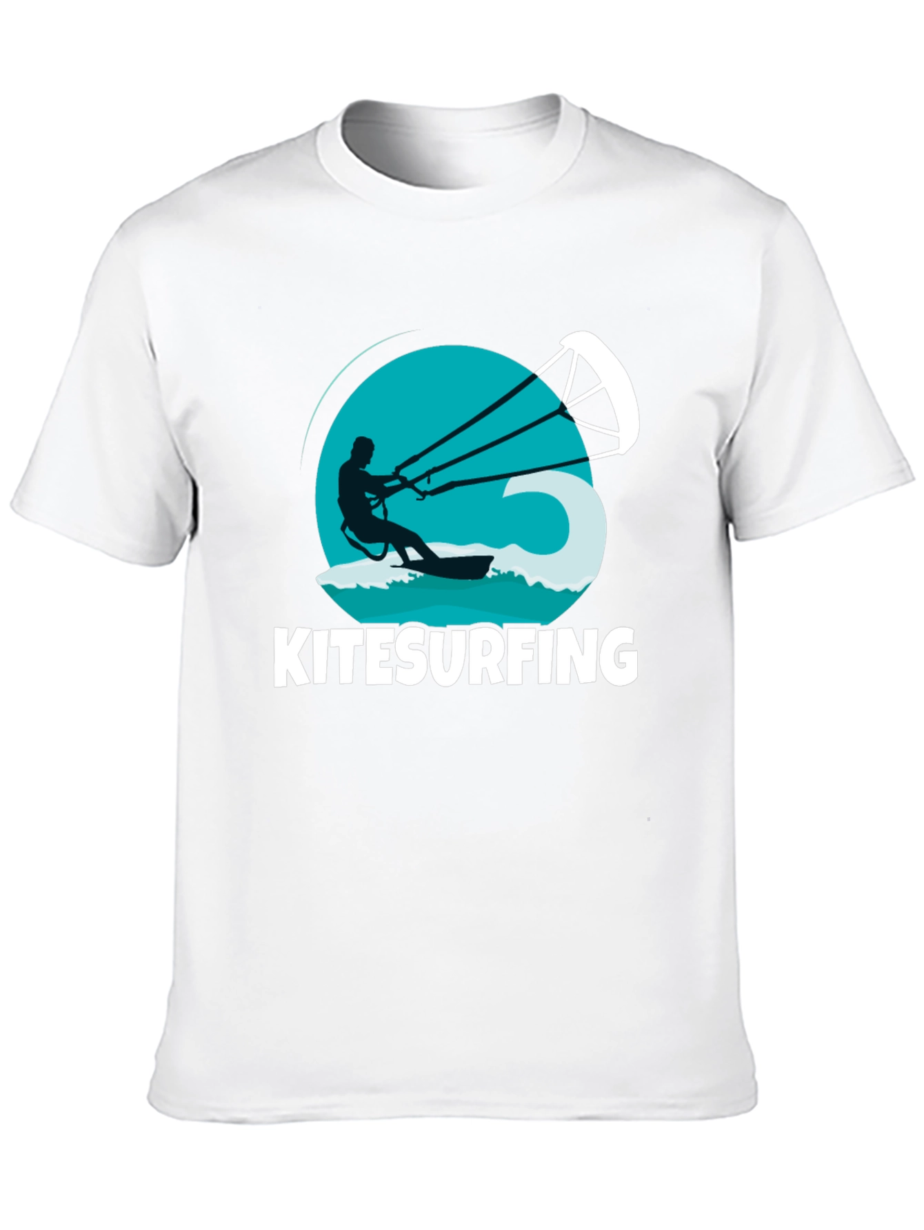 Kitesurfing T-Shirt: Black Graphic Tee