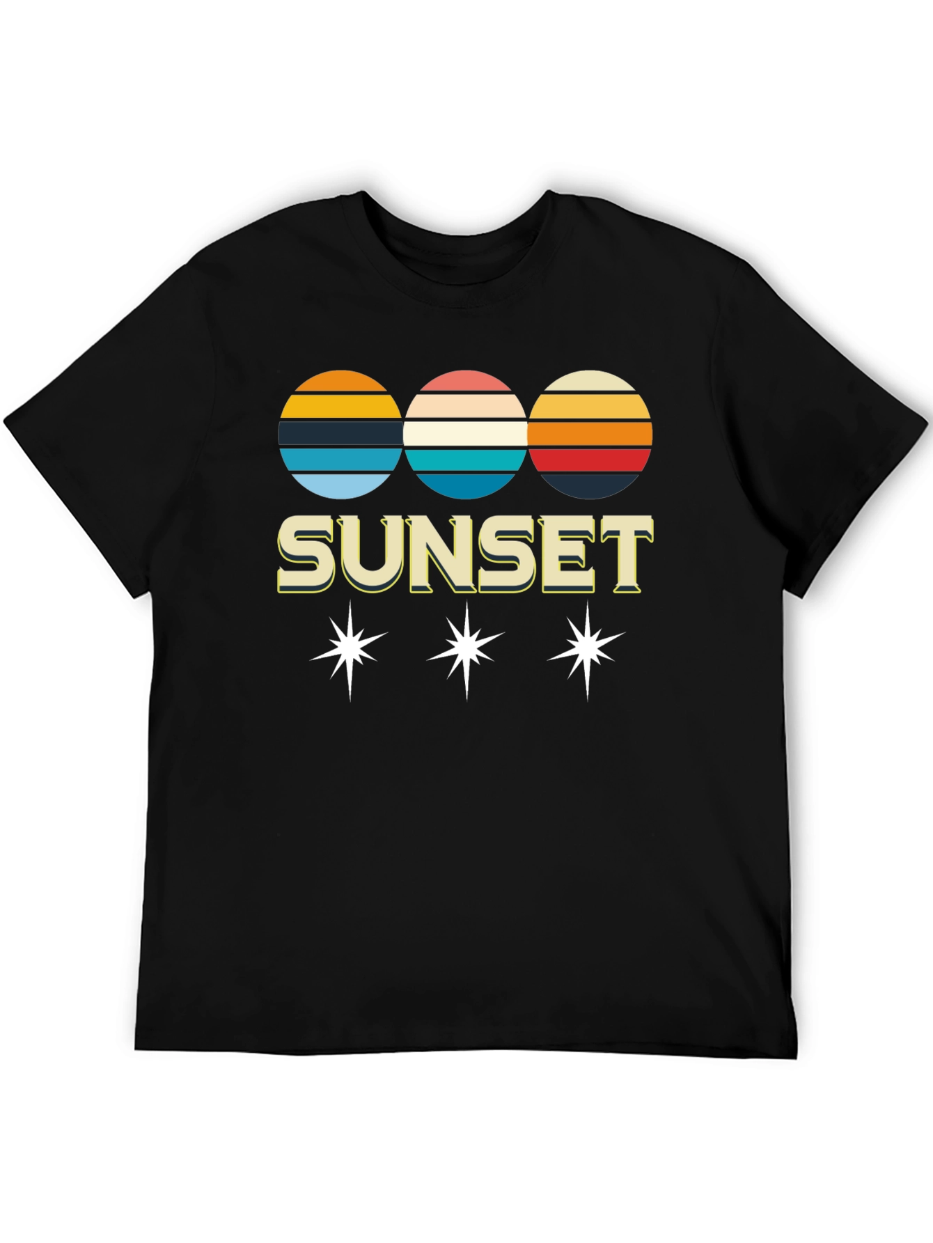 Retro Sunset Graphic Tee - Classic Style