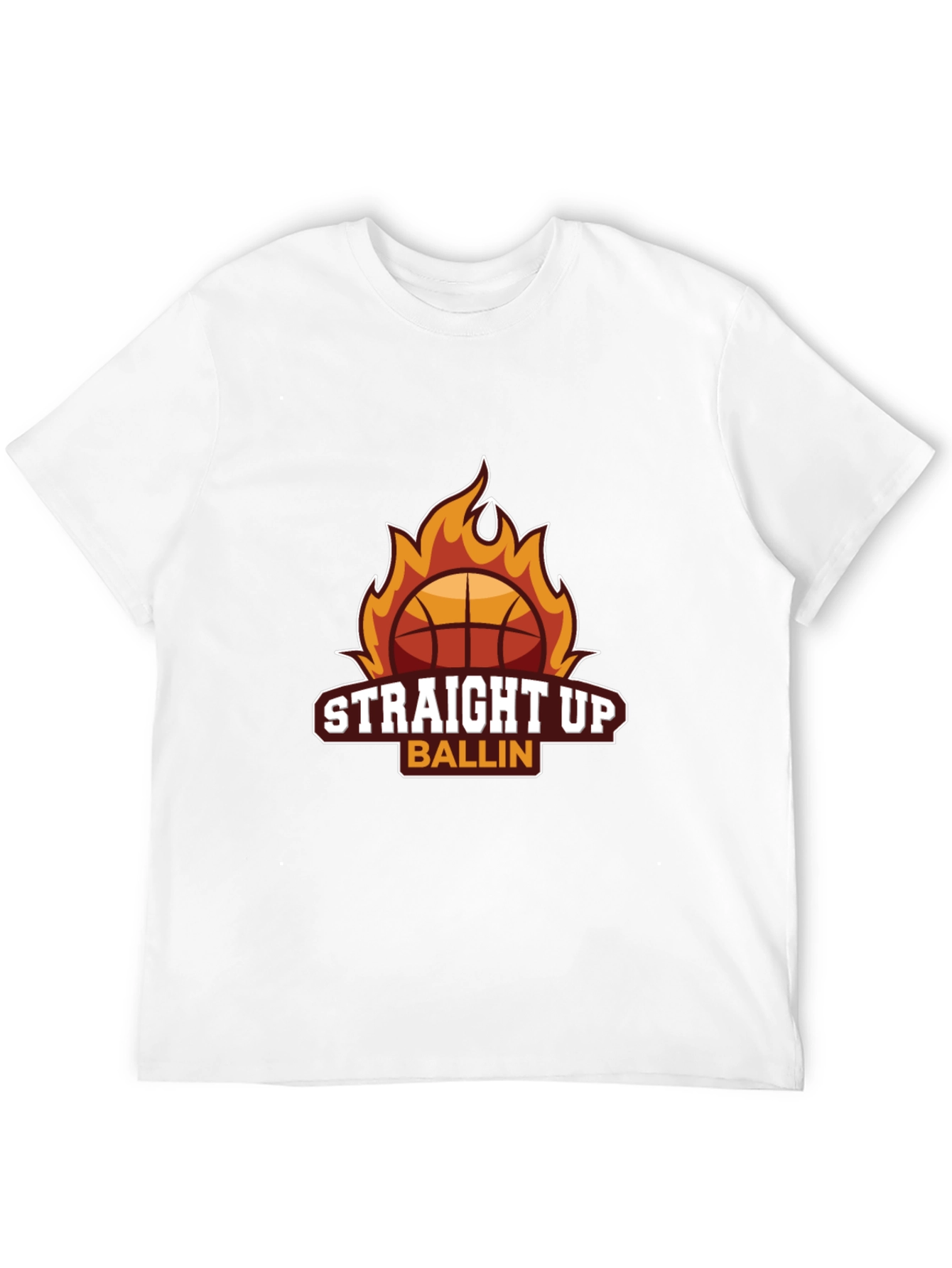 Straight Up Ballin Basketball T-Shirt