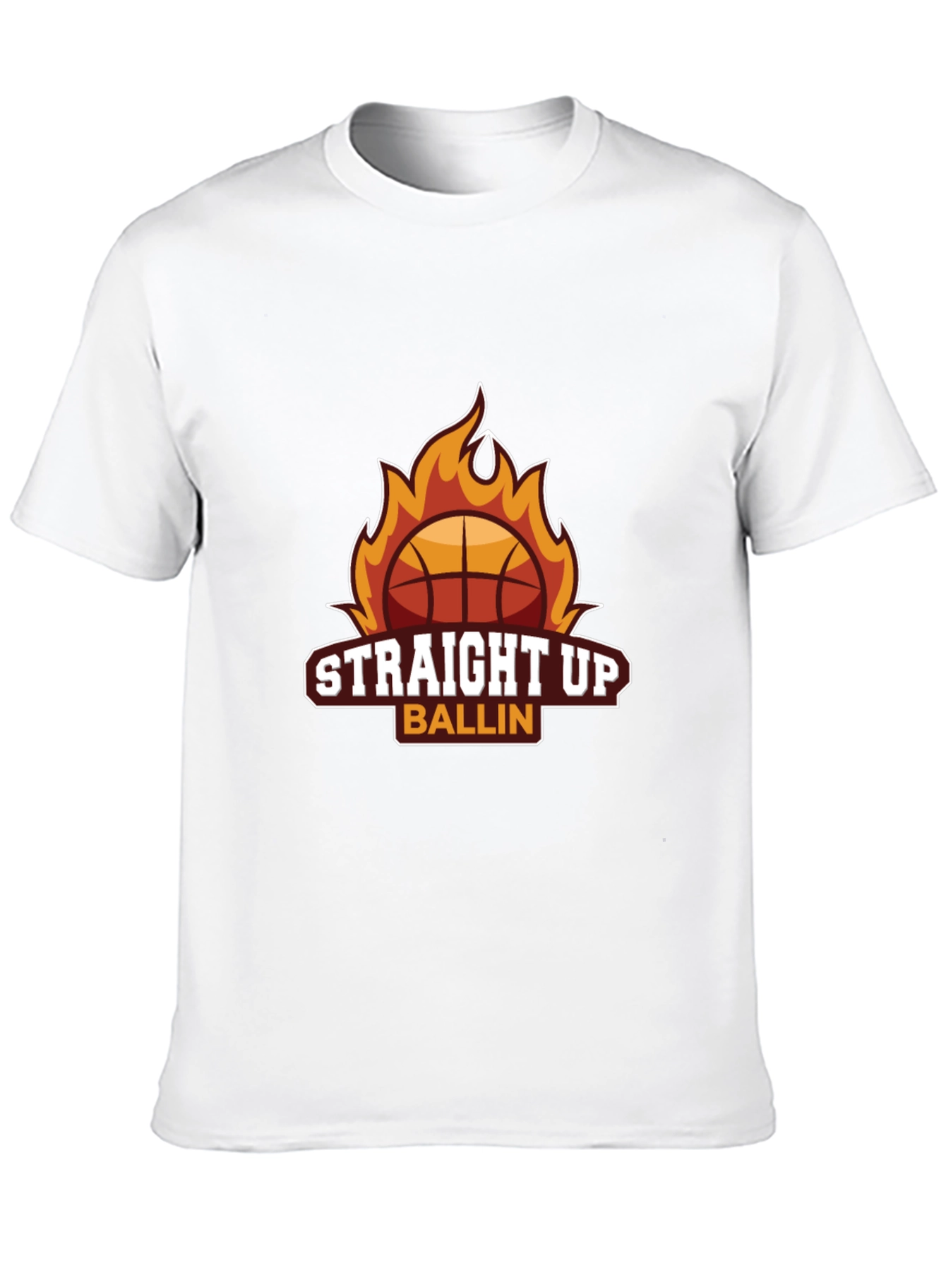 Straight Up Ballin Basketball T-Shirt