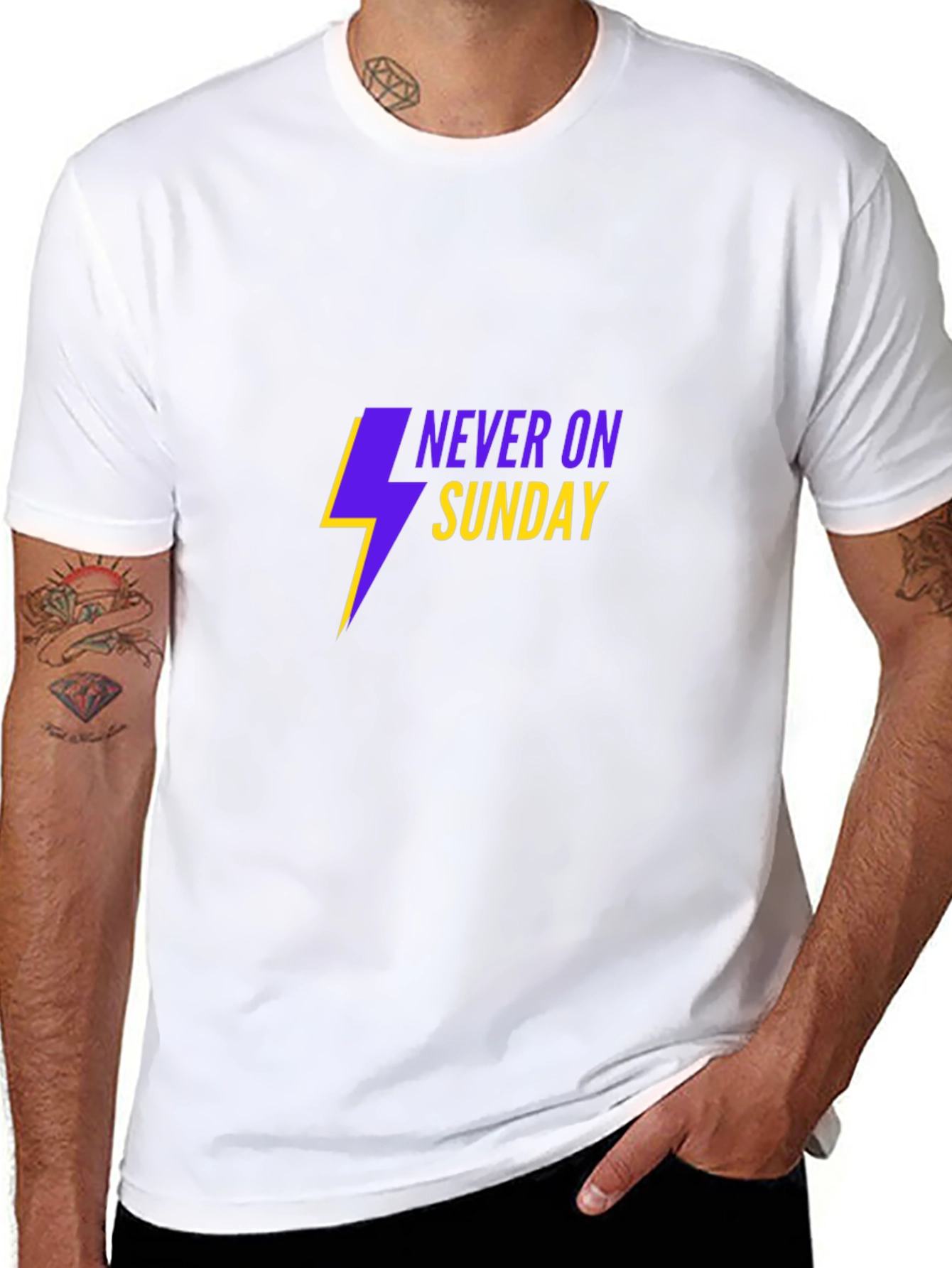 Never on Sunday Graphic Tee