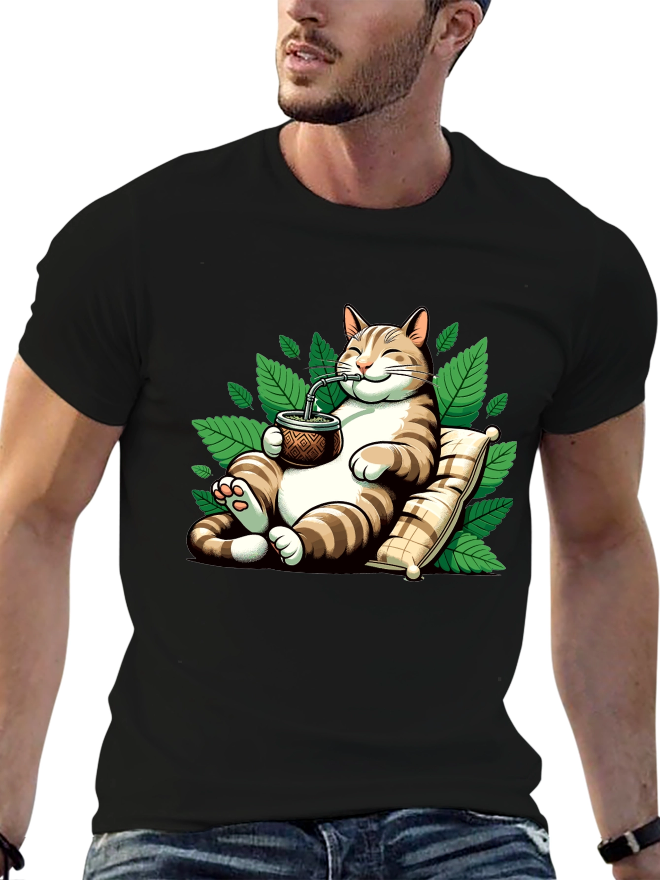 Chill Cat Mate T-Shirt - Relaxed Feline Vibes