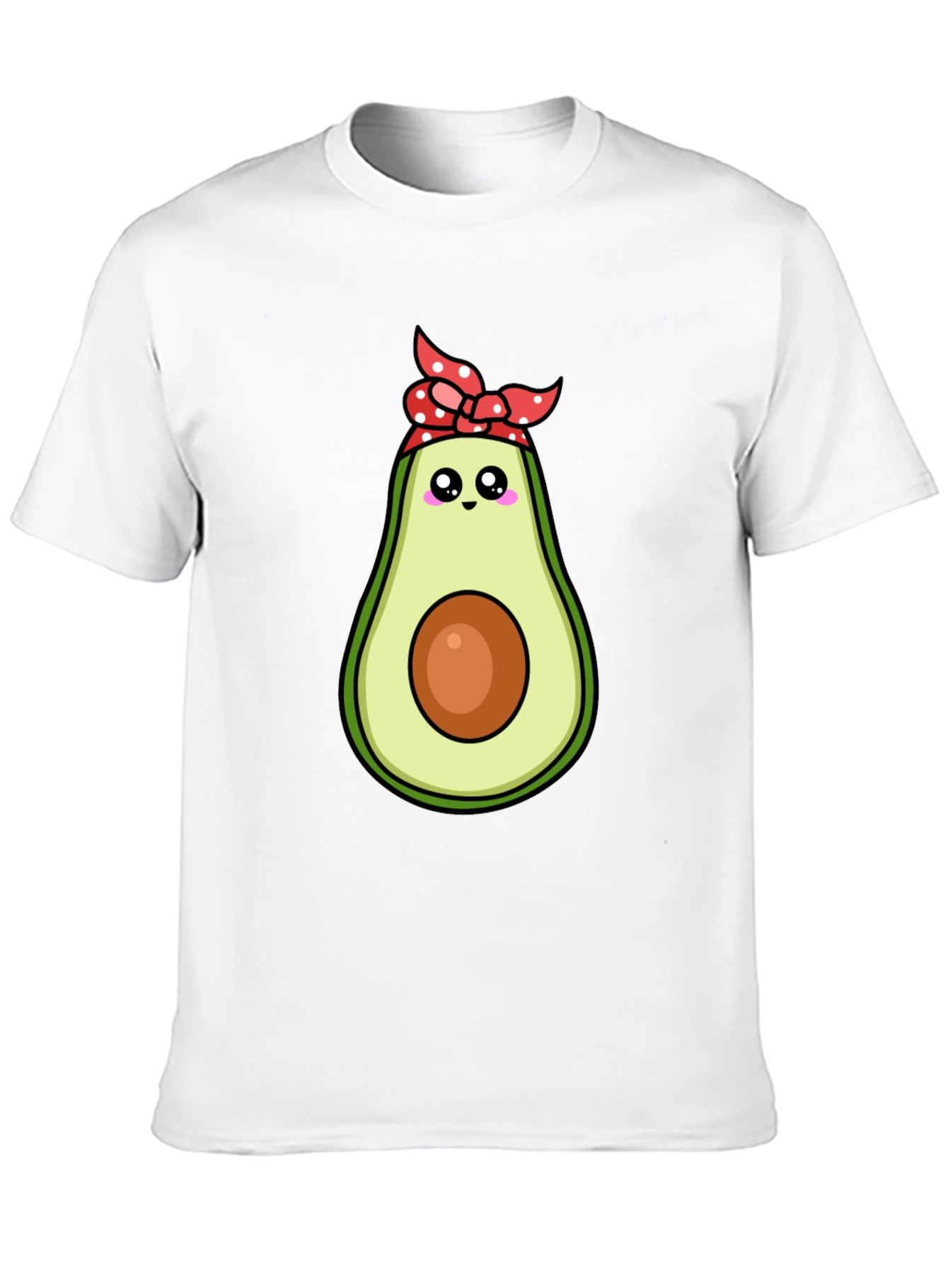 Cute Avocado with Bandana T-Shirt