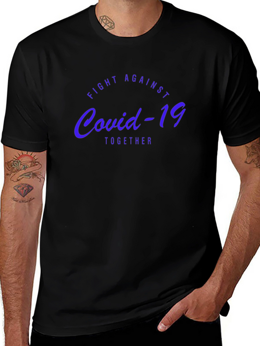 Fight Against Covid-19 Black T-Shirt