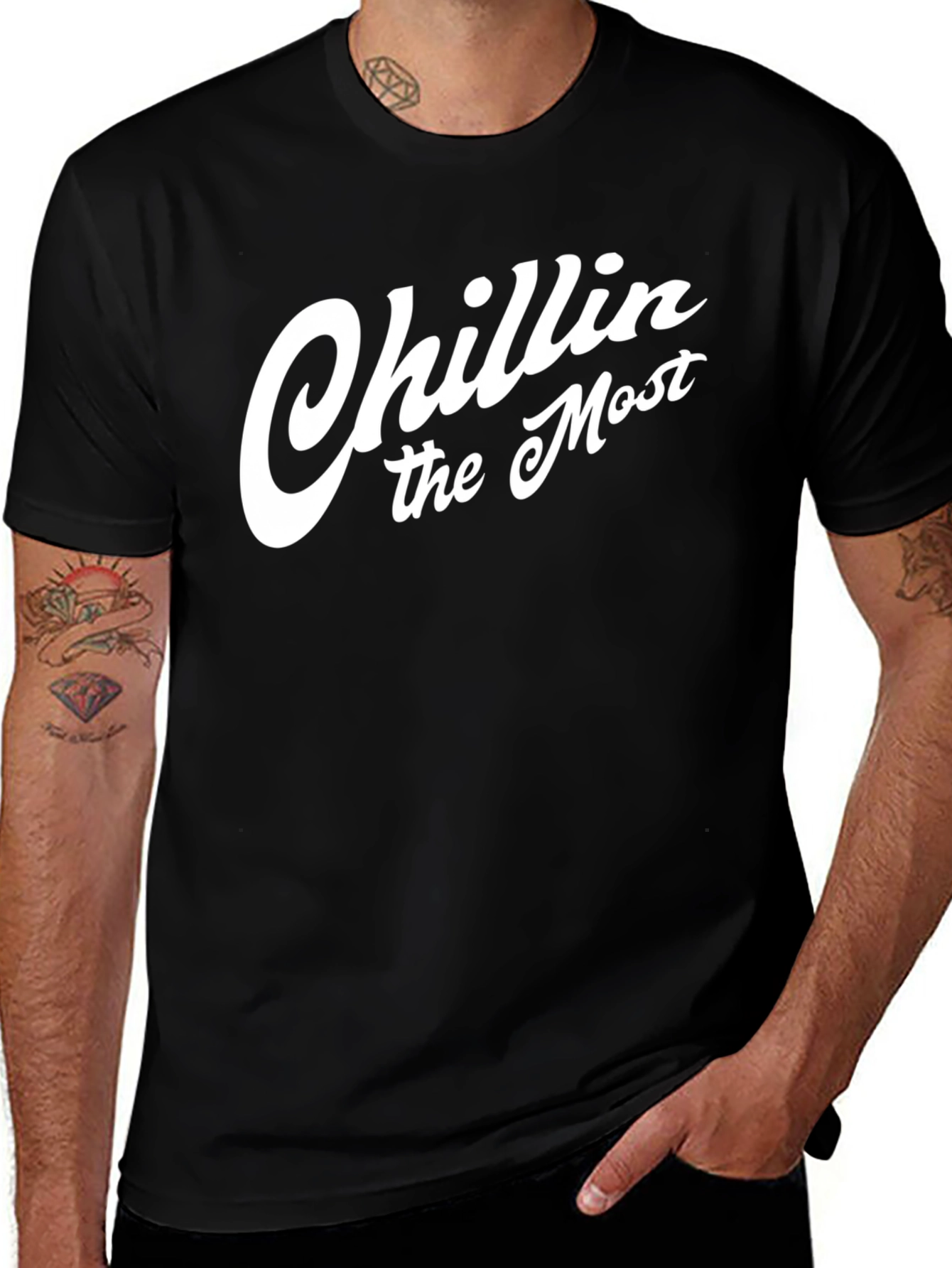 Chillin the Most Graphic Tee - Relaxed Fit