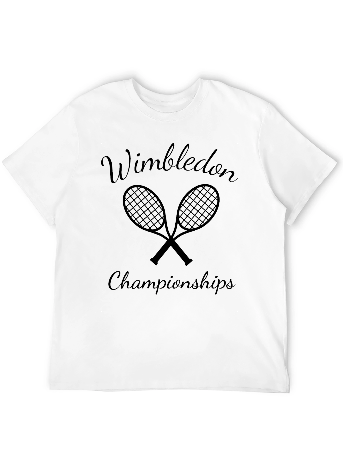 Wimbledon Tennis Championships Black T-Shirt
