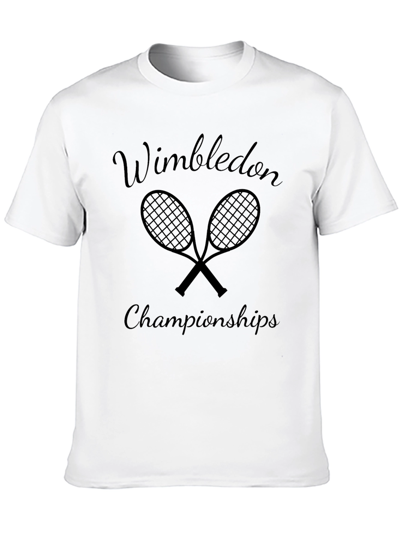Wimbledon Tennis Championships Black T-Shirt