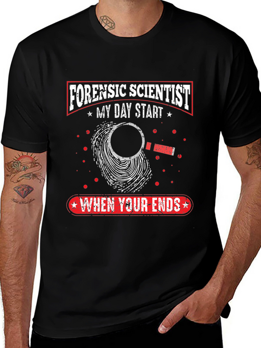 Forensic Scientist T-Shirt - Crime Scene Investigator Tee