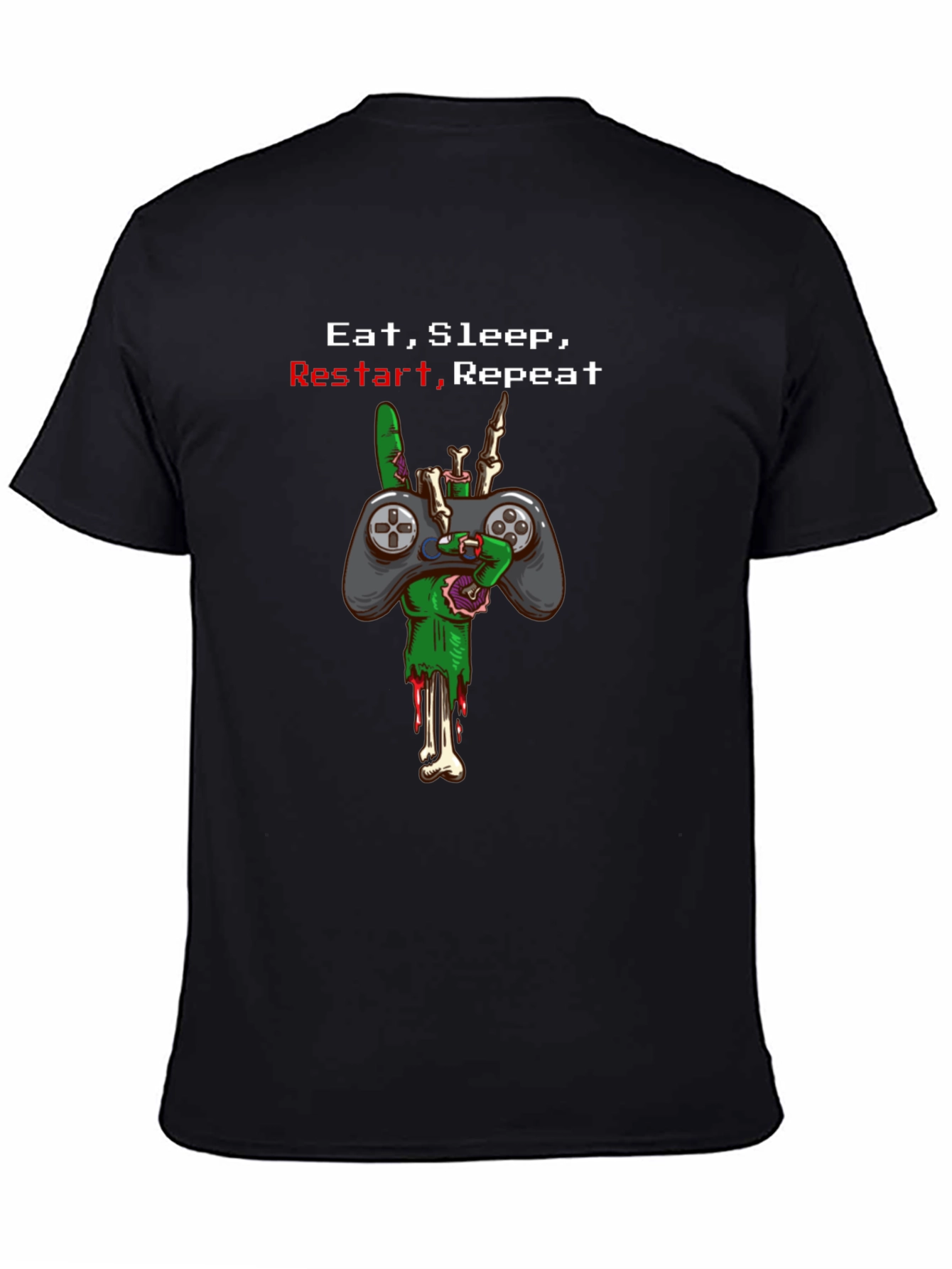 Eat Sleep Restart Repeat Gaming T-Shirt