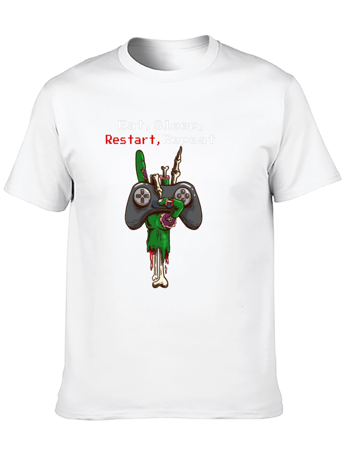 Eat Sleep Restart Repeat Gaming T-Shirt