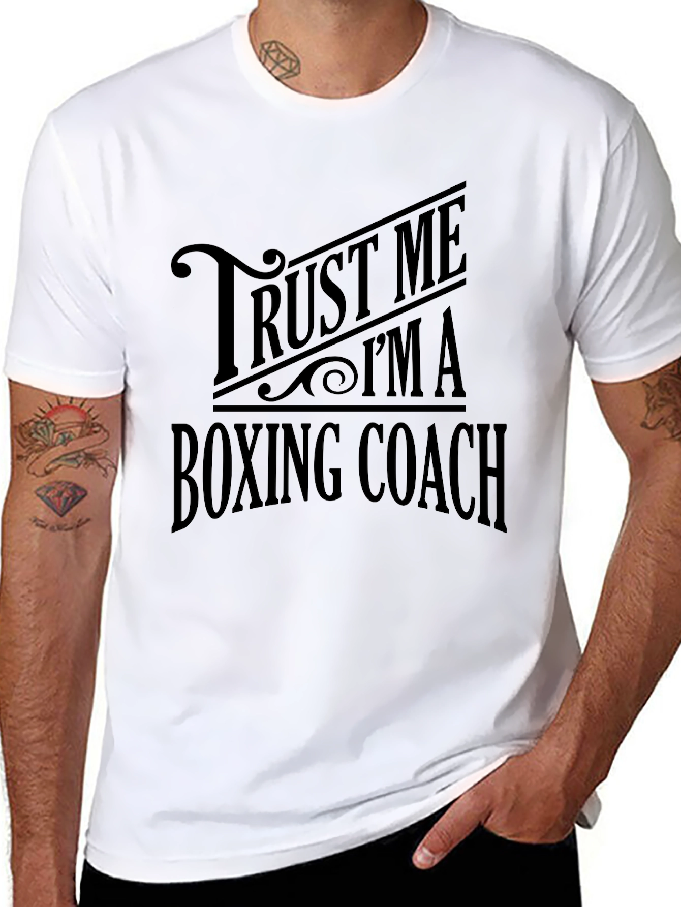 Trust Me Im A Boxing Coach - Graphic T-Shirt