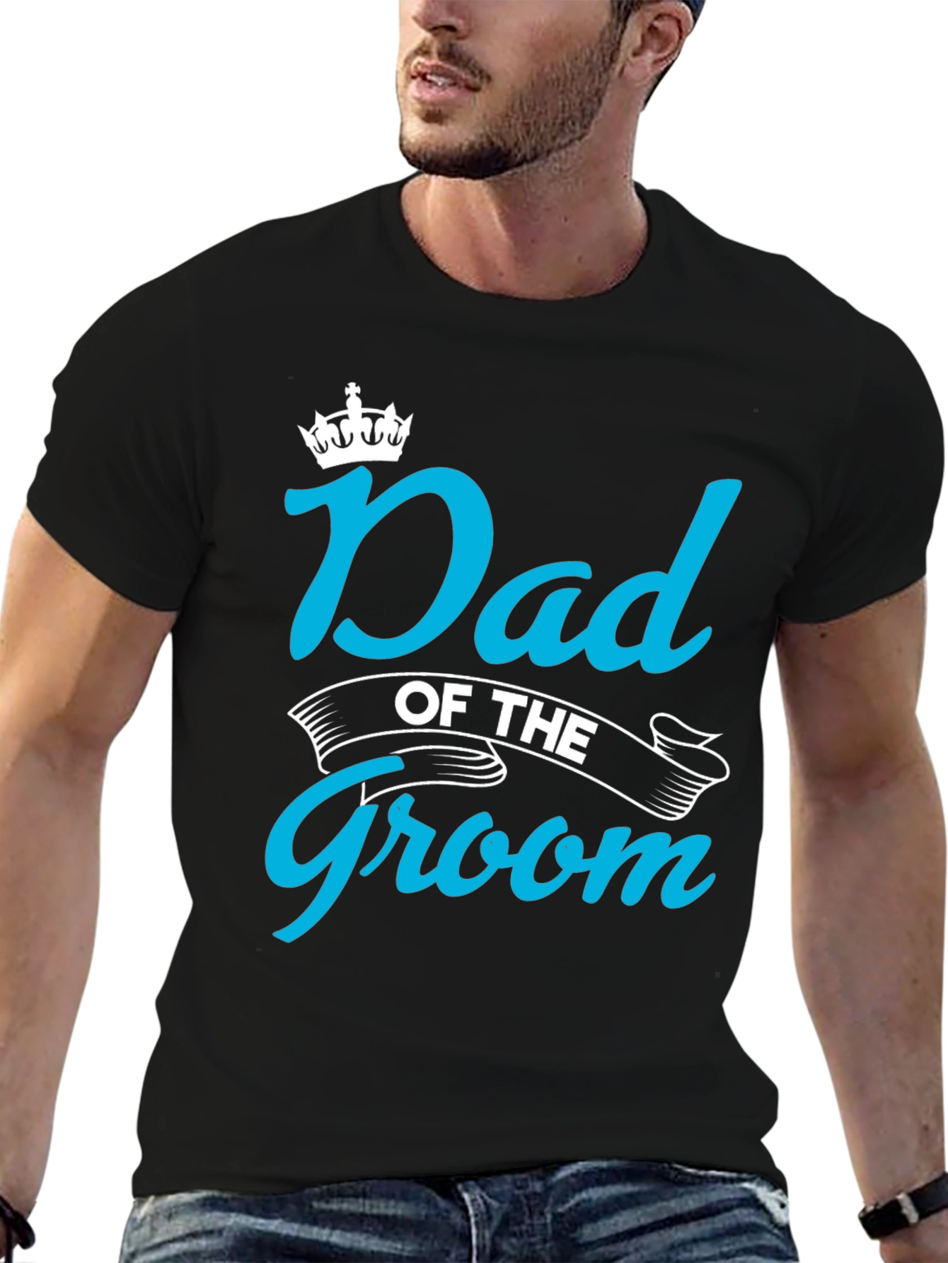 Dad of the Groom T-Shirt - Wedding Party