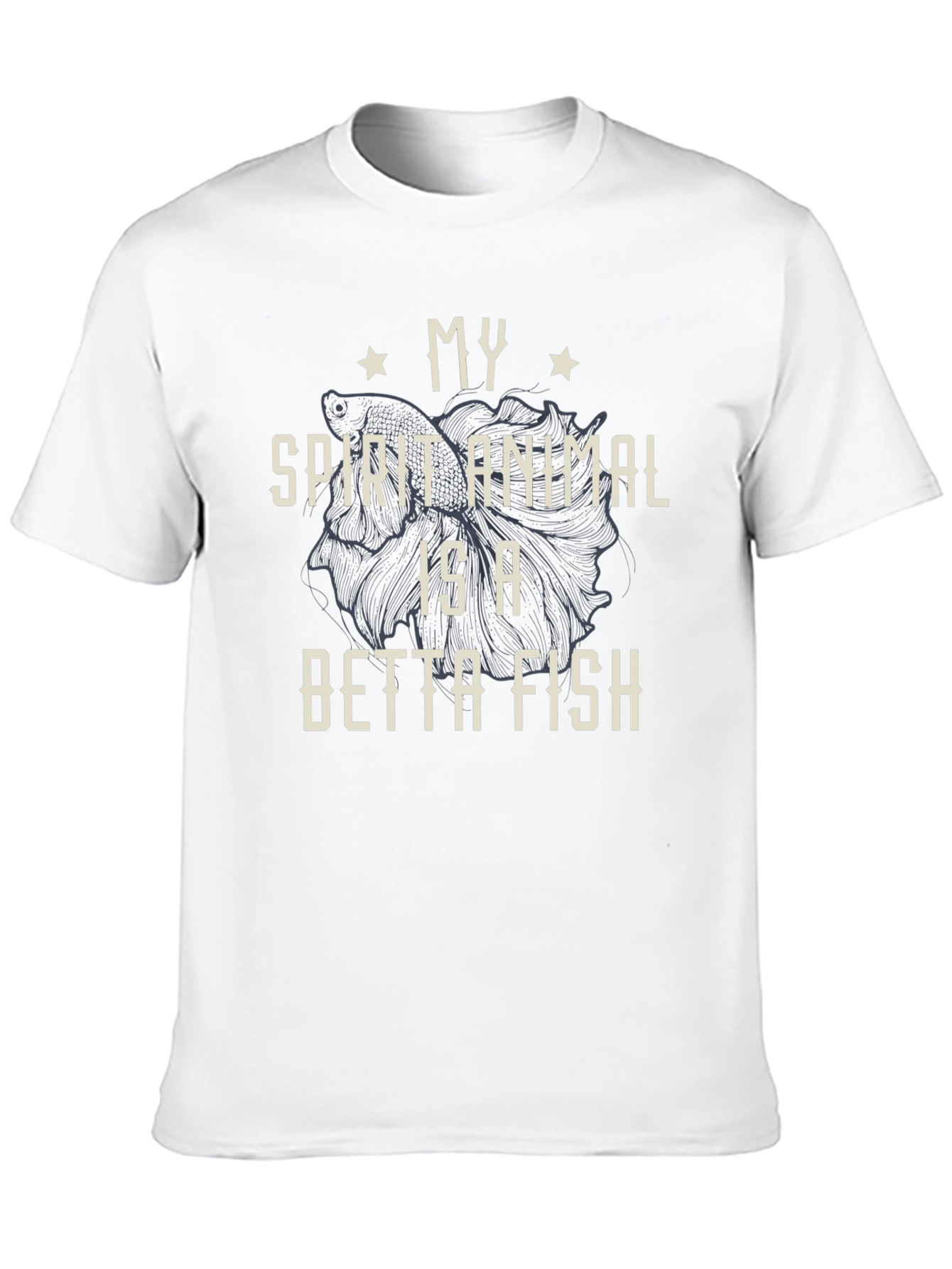 Betta Fish Spirit Animal Graphic T-Shirt