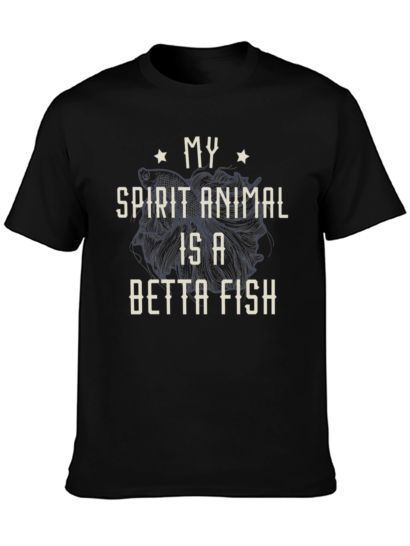 Betta Fish Spirit Animal Graphic T-Shirt