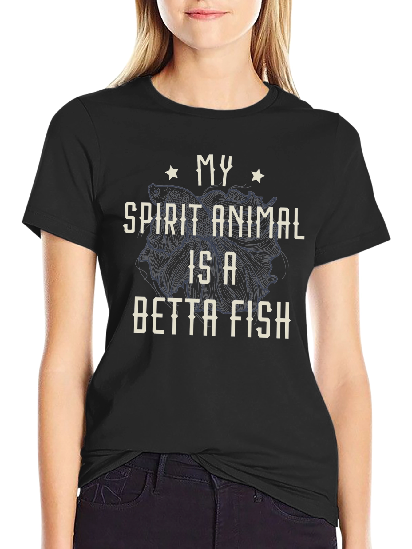 Betta Fish Spirit Animal Graphic T-Shirt