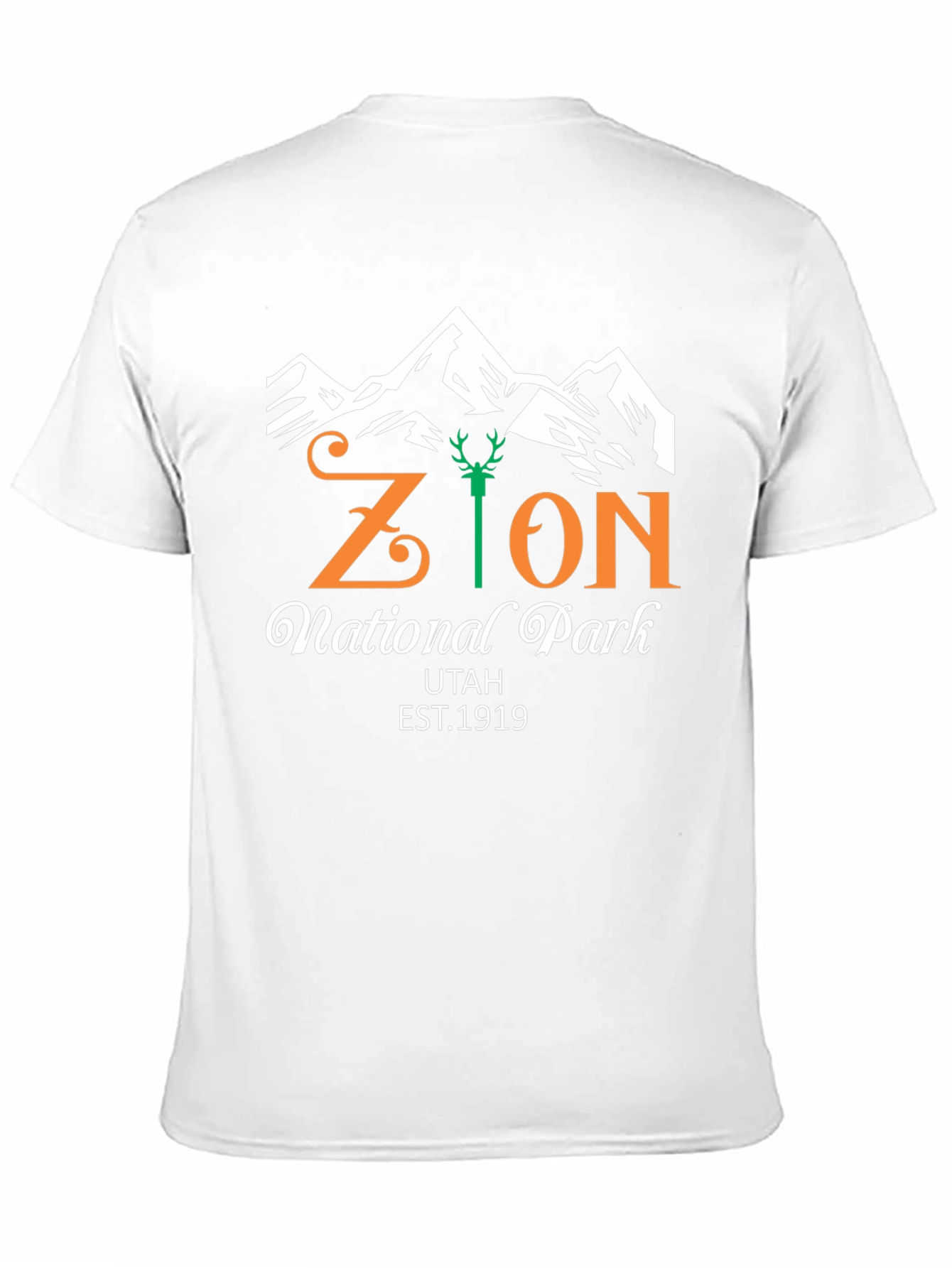 Zion National Park Graphic Tee - Black