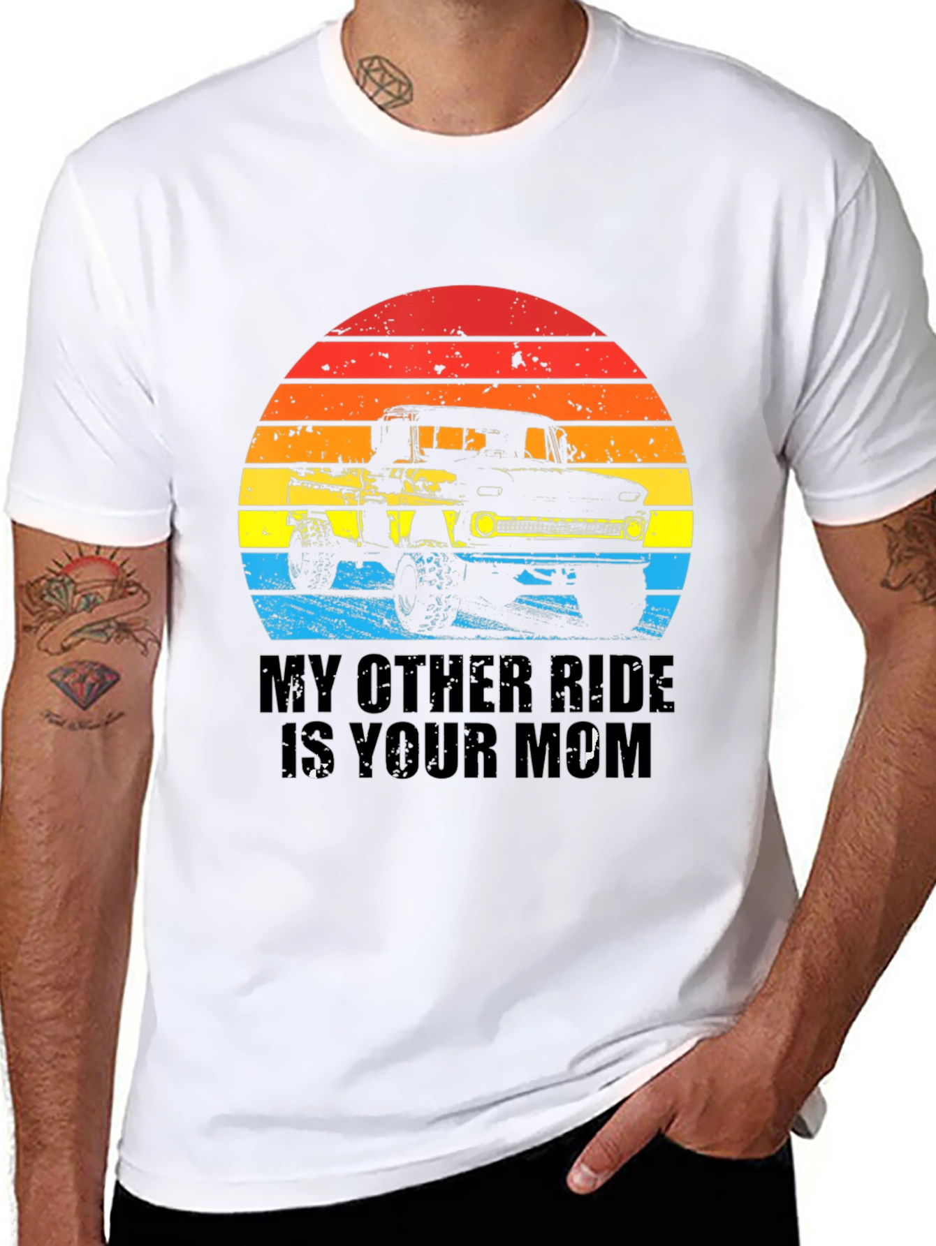 My Other Ride Is Your Mom Funny Trucker T-Shirt