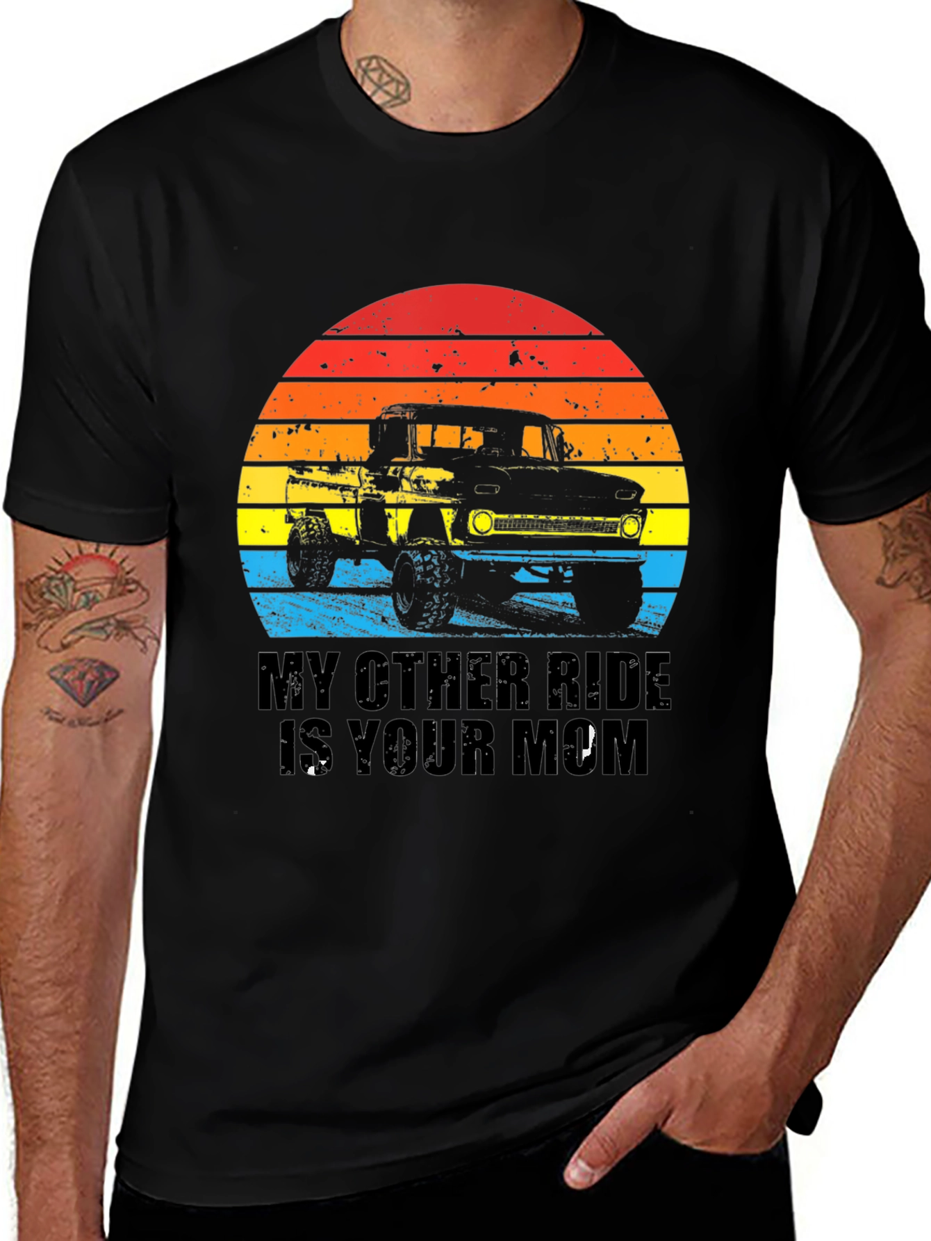 My Other Ride Is Your Mom Funny Trucker T-Shirt