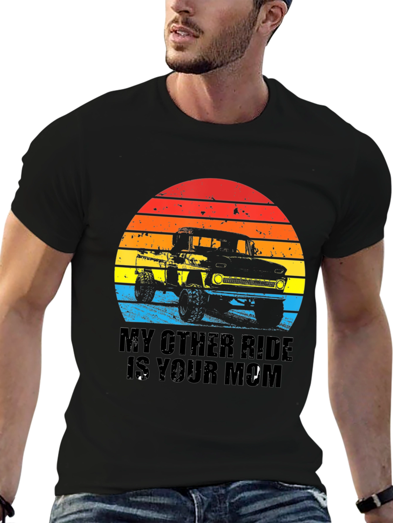 My Other Ride Is Your Mom Funny Trucker T-Shirt