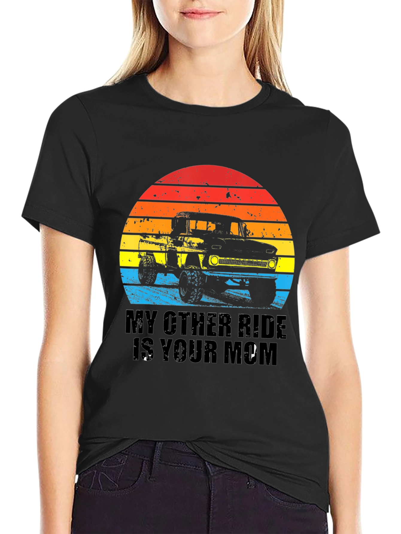 My Other Ride Is Your Mom Funny Trucker T-Shirt