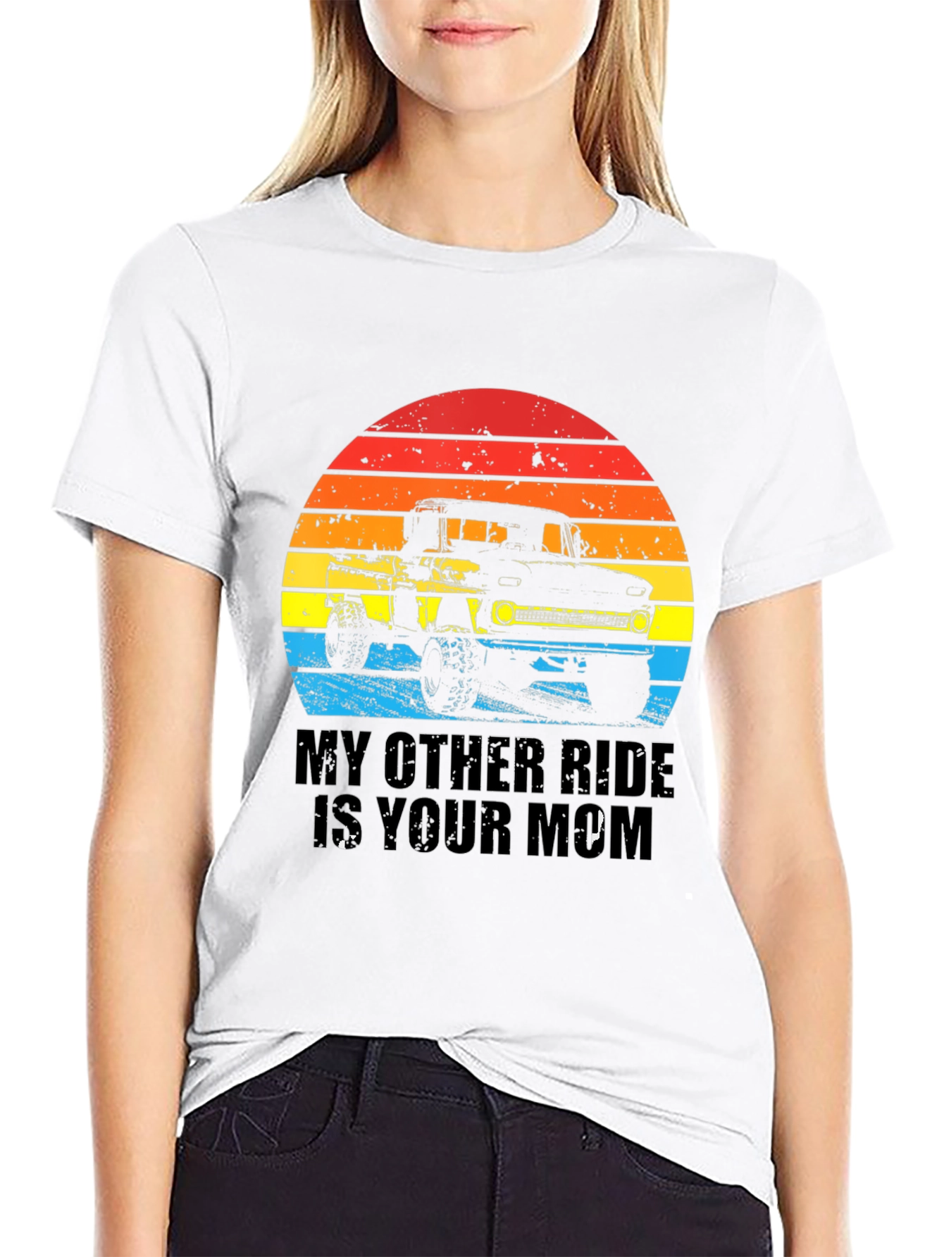 My Other Ride Is Your Mom Funny Trucker T-Shirt