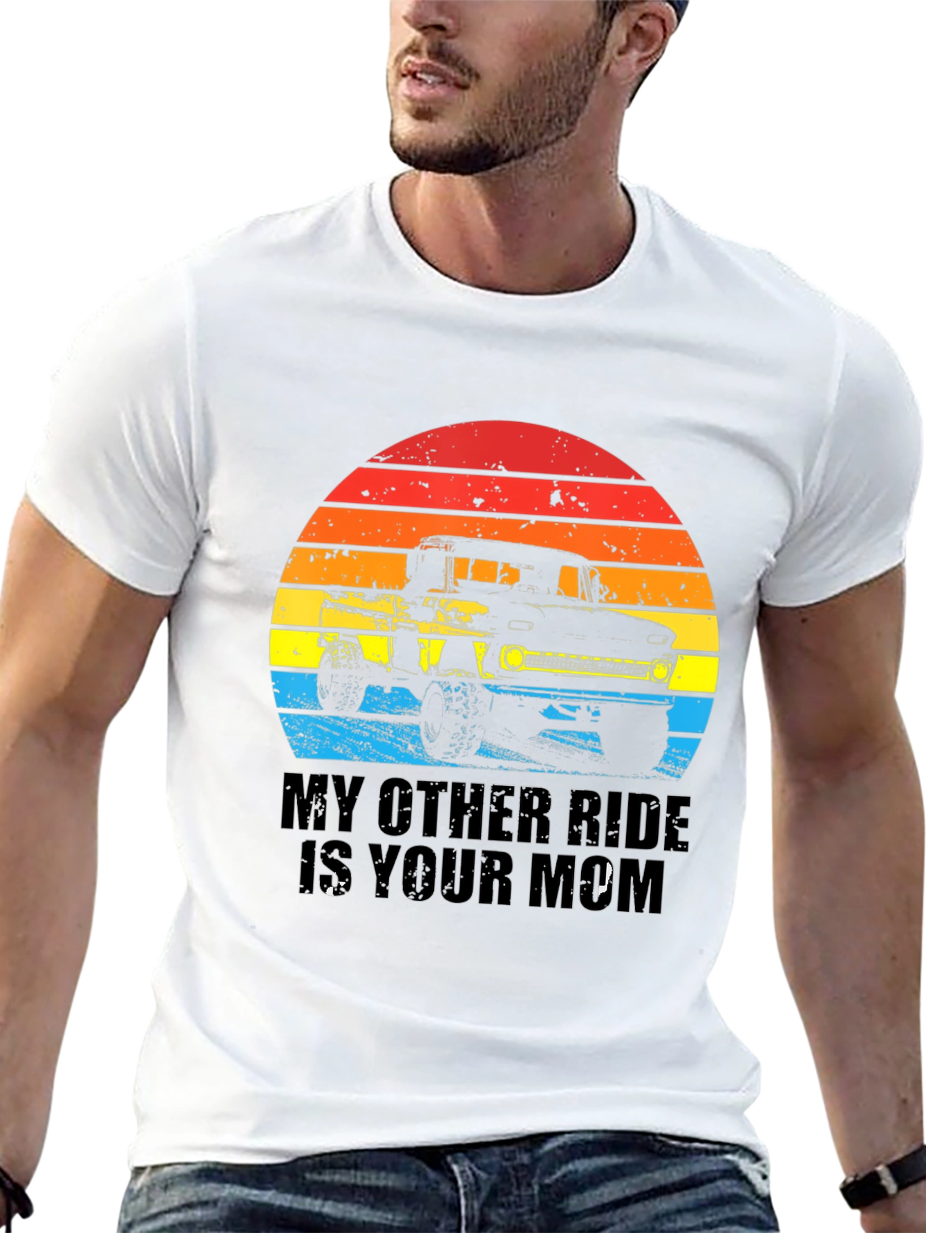 My Other Ride Is Your Mom Funny Trucker T-Shirt