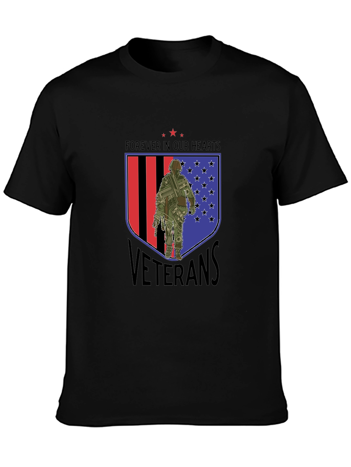 Forever In Our Hearts Veterans T-Shirt