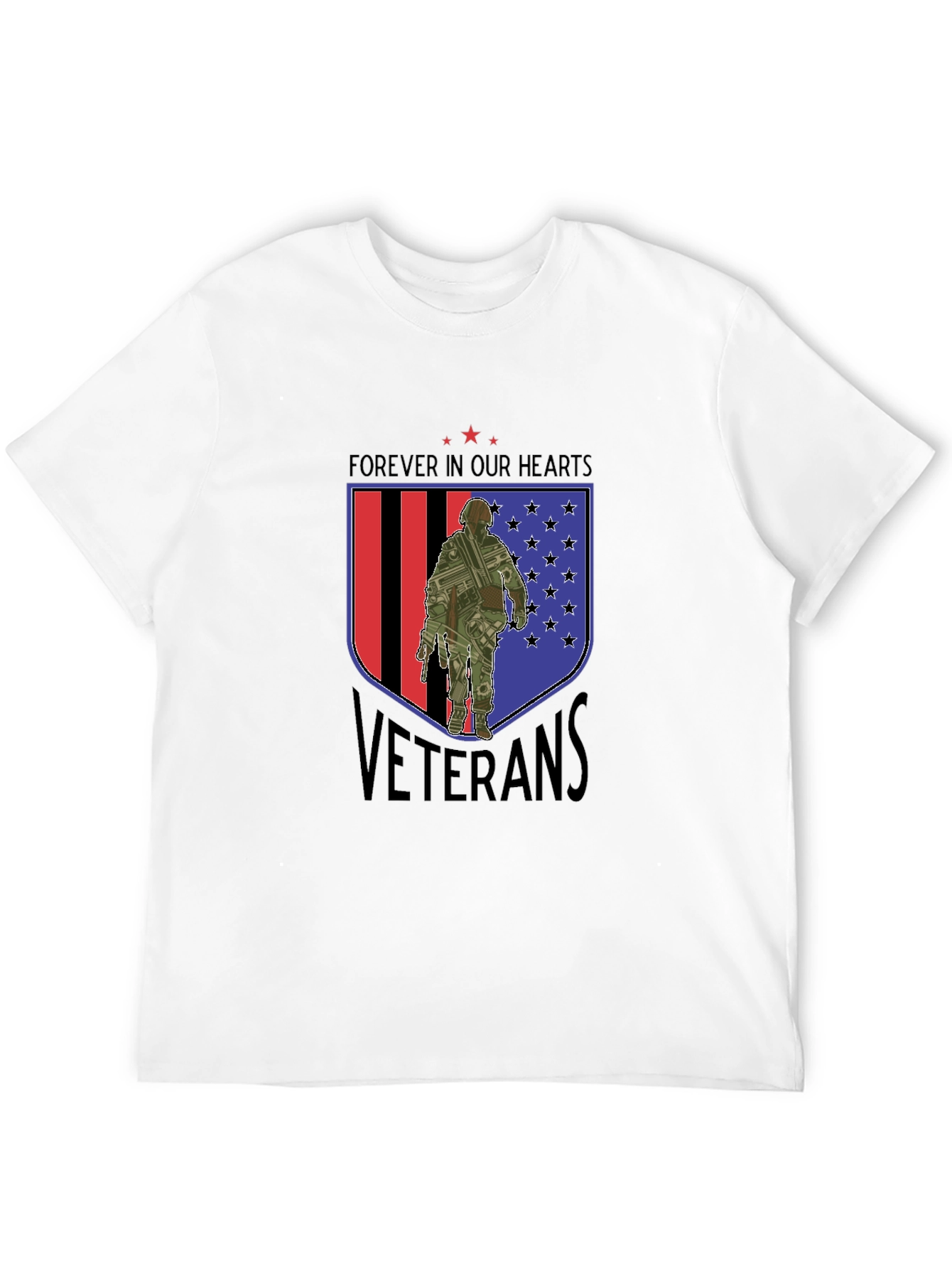 Forever In Our Hearts Veterans T-Shirt