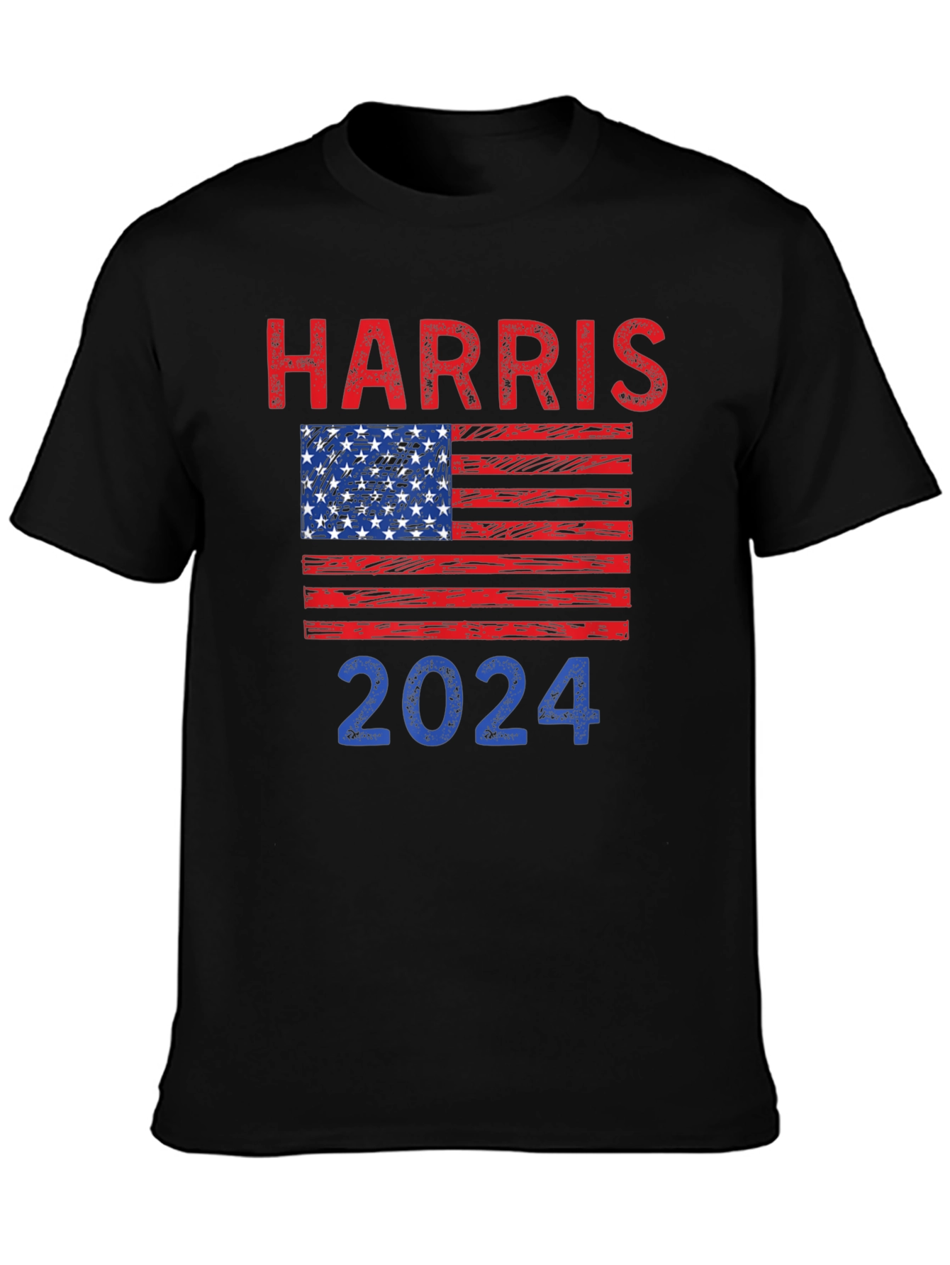 Harris 2024 USA Flag Graphic Tee