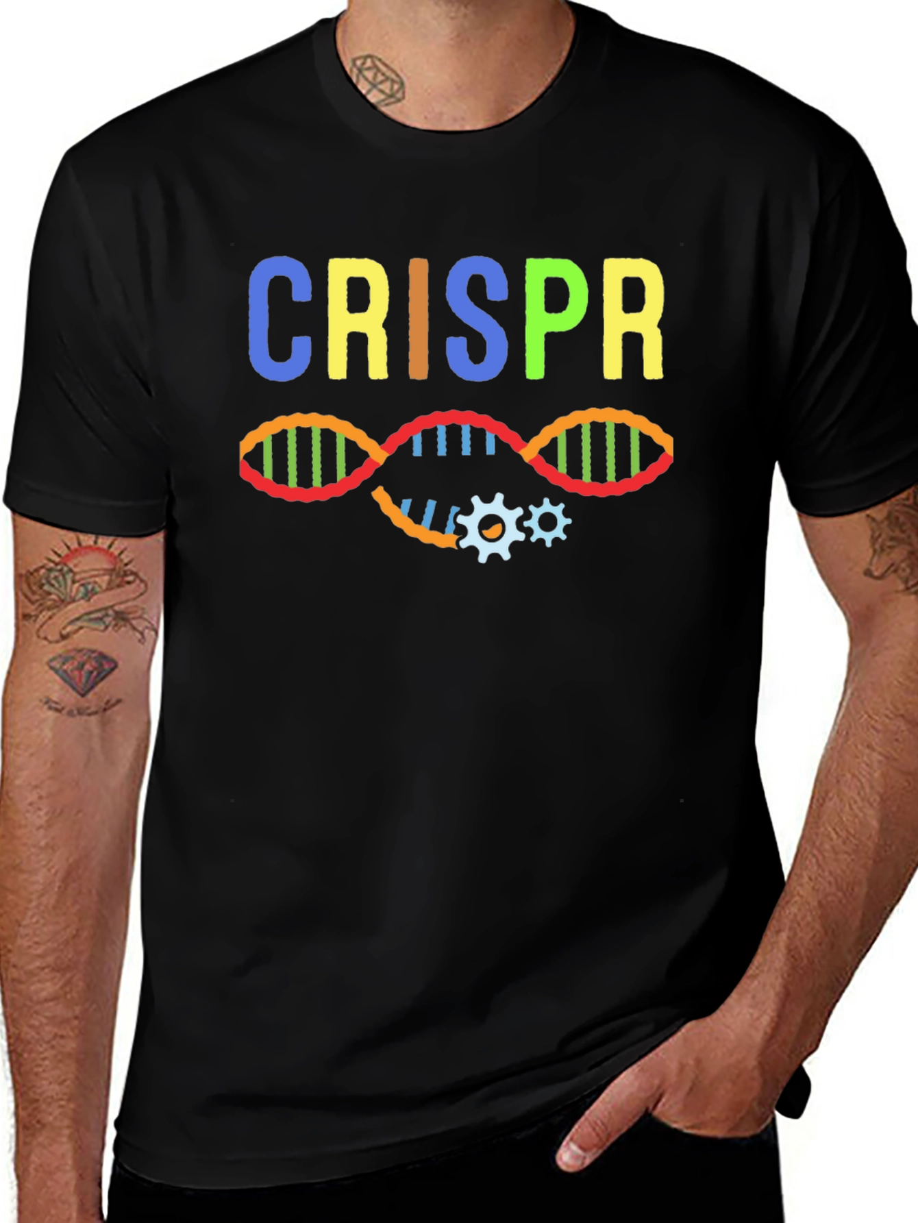 CRISPR DNA Science Graphic Tee - Biology T-Shirt