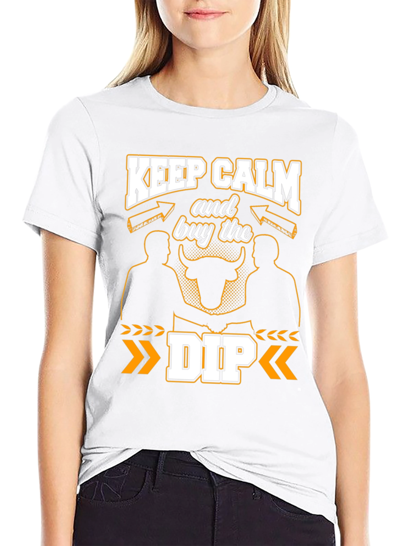Keep Calm Buy The Dip Black T-Shirt