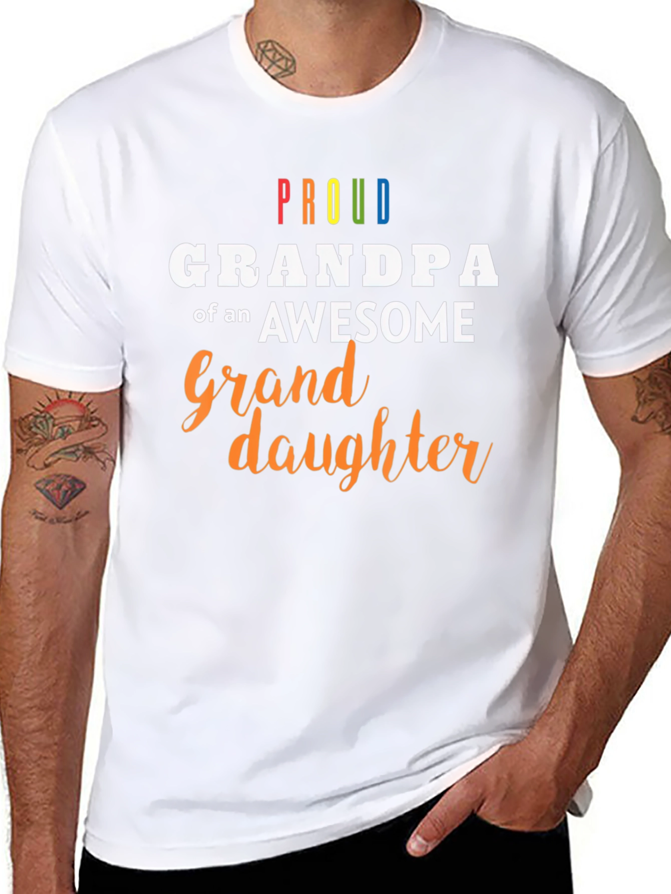 Proud Grandpa of an Awesome Granddaughter T-Shirt