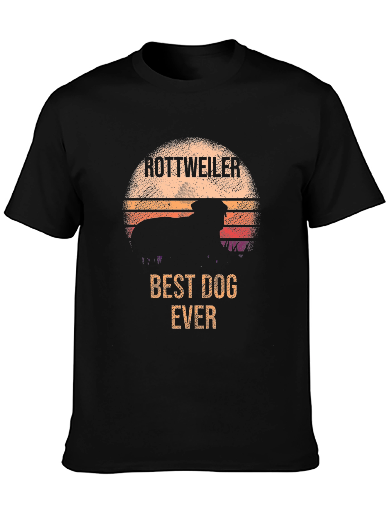 Rottweiler Best Dog Ever Graphic T-Shirt